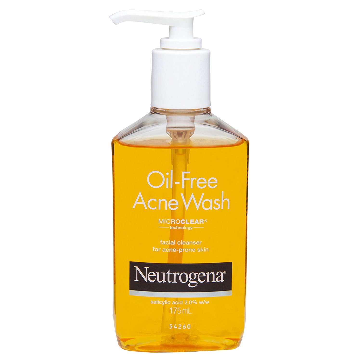 Neutrogena Oil-Free Acne Wash (Face Wash with Salicylic Acid), 175ml ...