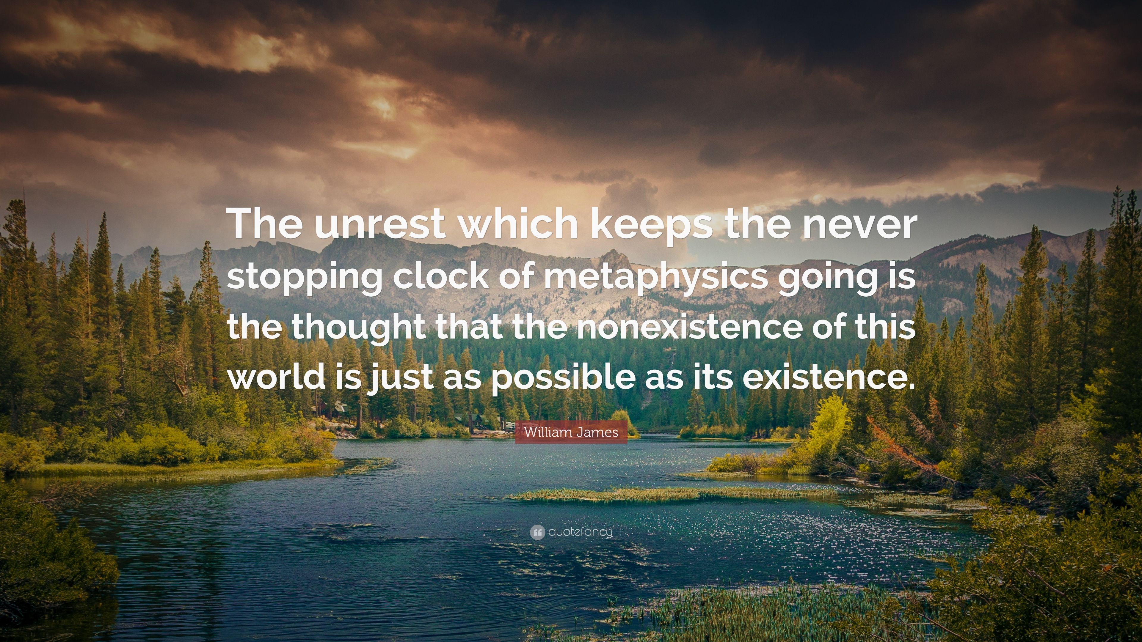 William James Quote: “The unrest which keeps the never stopping ...