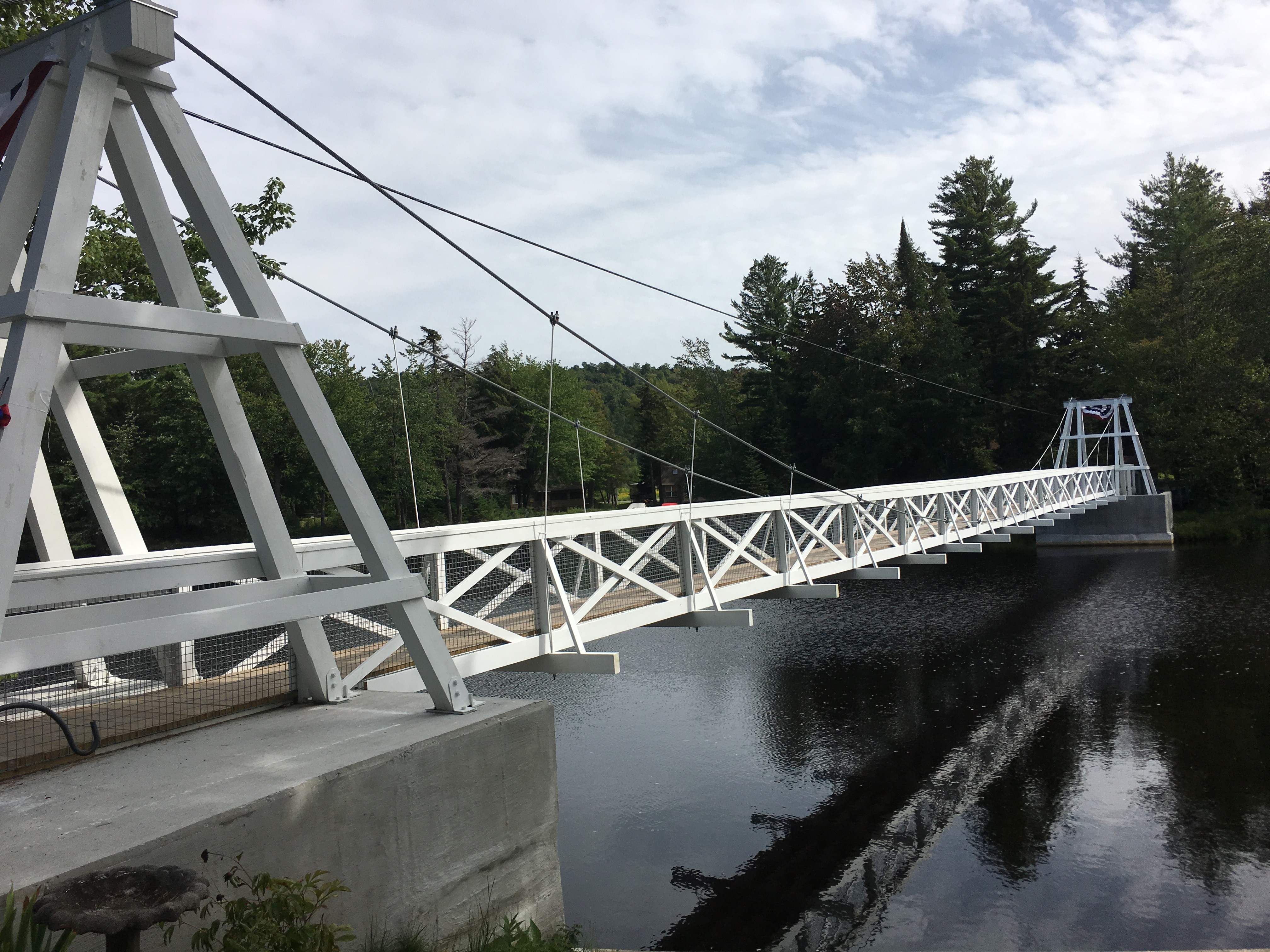 Photo: The new bridge in Wanakena - Cranberry Lake Boat Club
