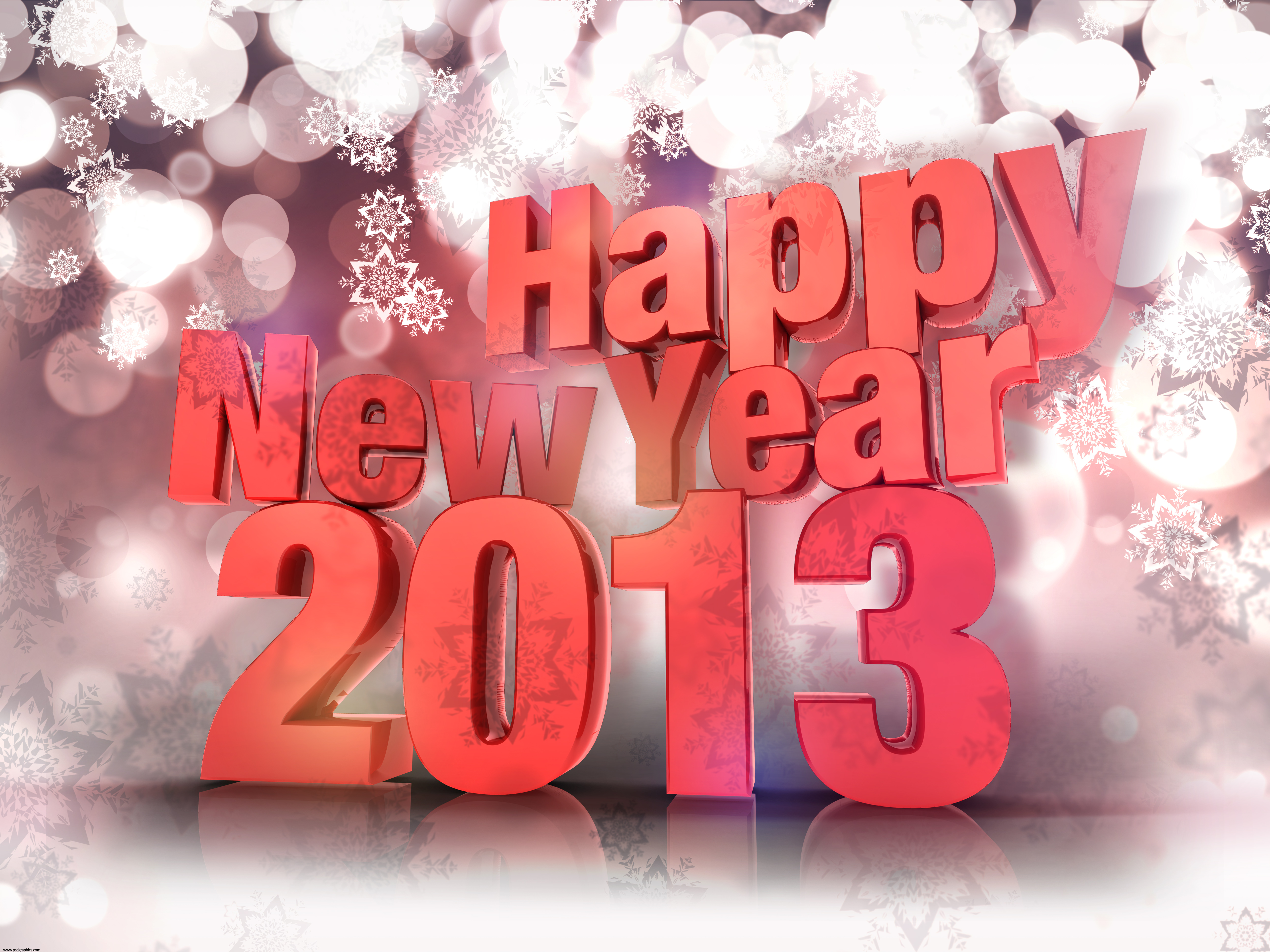 Happy New Year 2013 | PSDGraphics