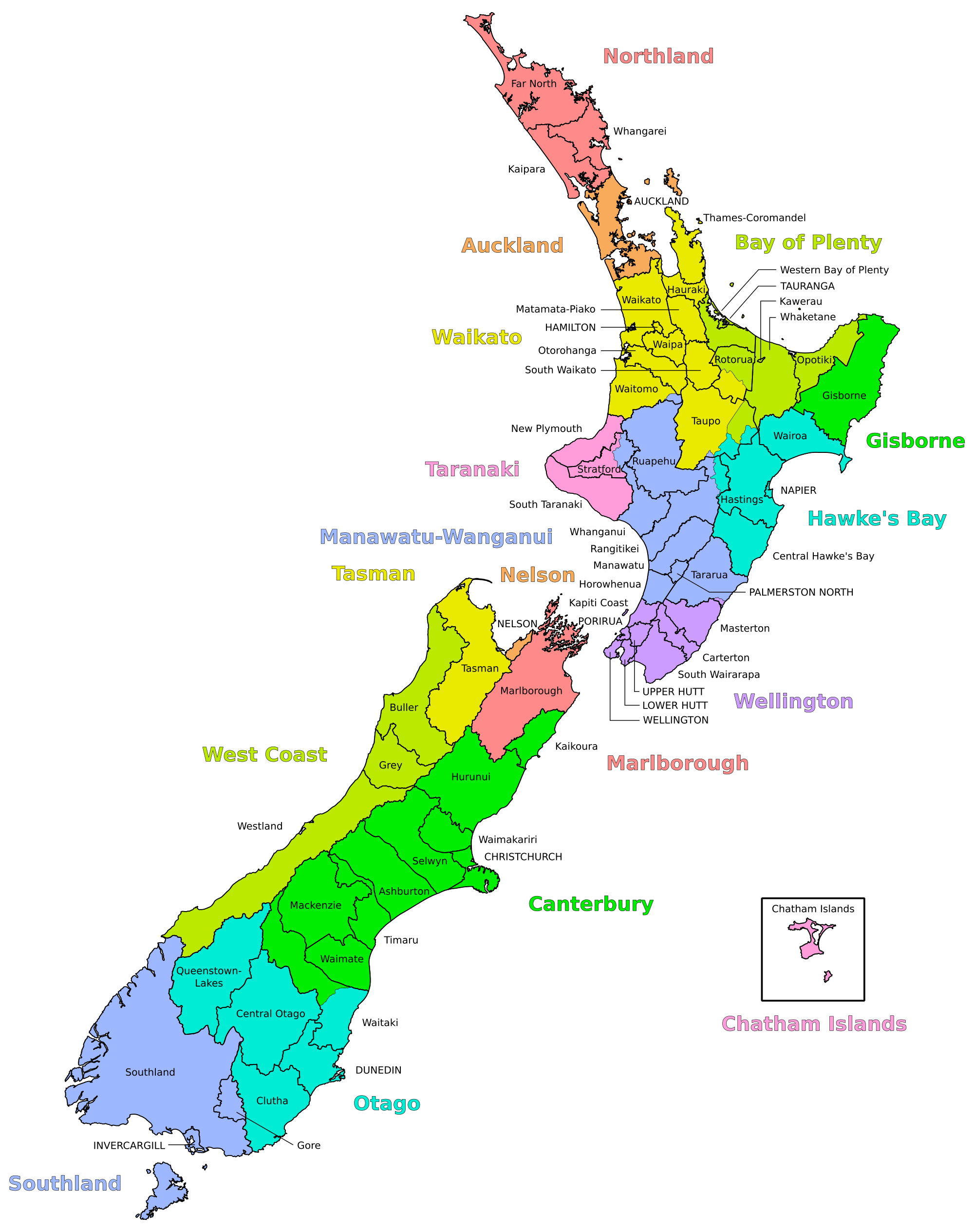 Free photo: New Zealand Map - Atlas, Auckland, Cities - Free Download