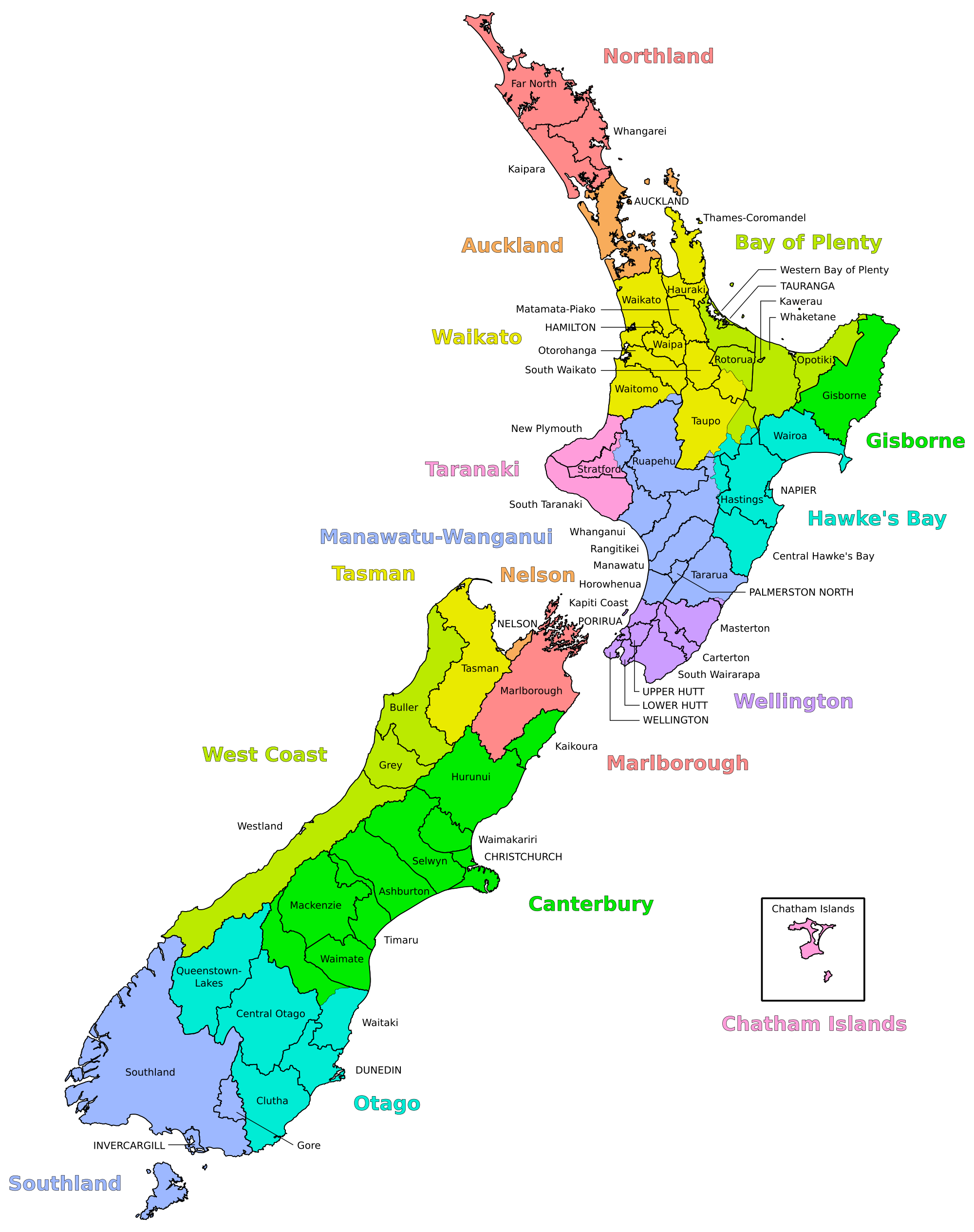 Free photo New Zealand Map Atlas, Auckland, Cities Free Download