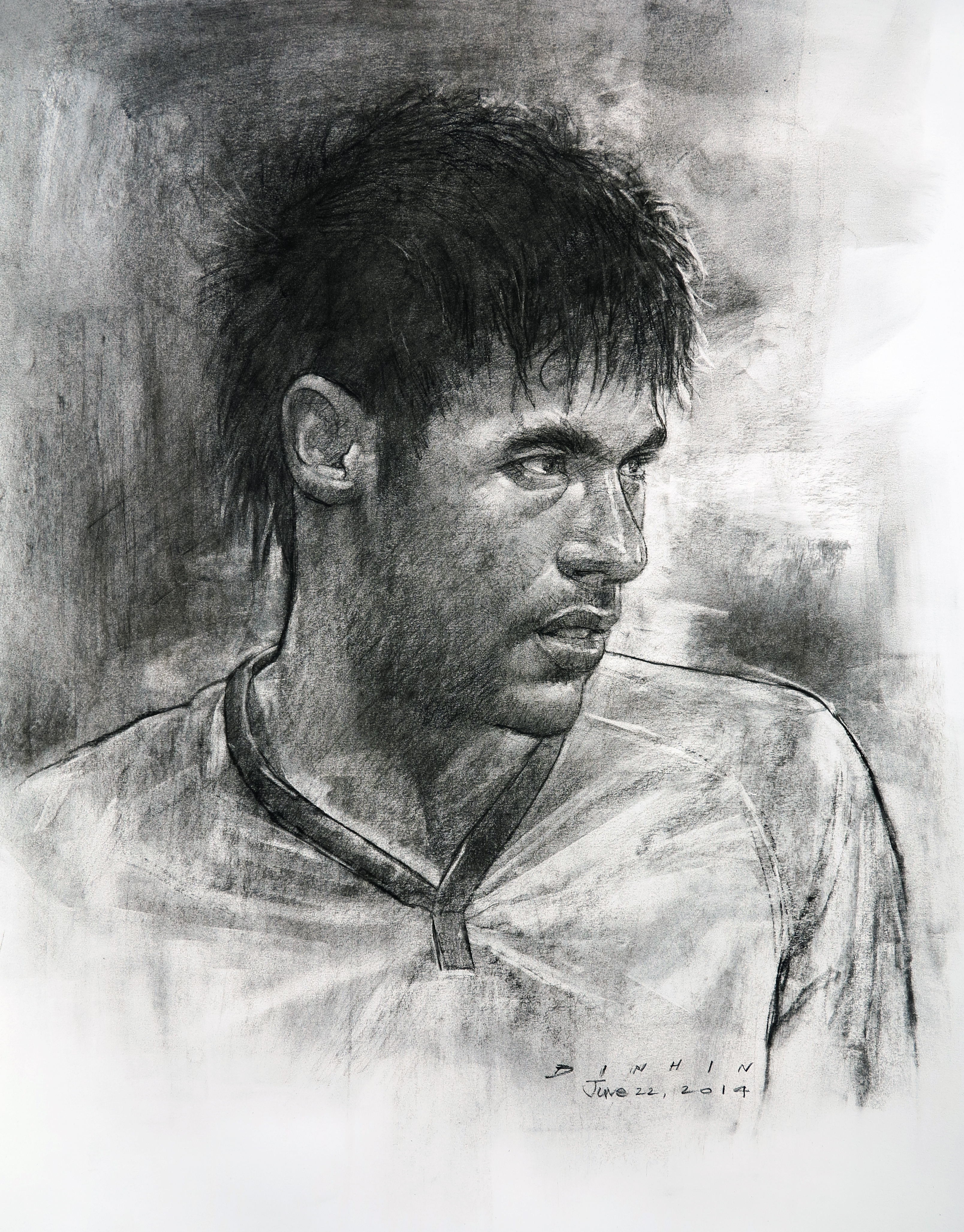 rajeshmahendran on Twitter Neymar Jr pencil drawing Almost took 9 hrs  to complete this   art artist artwork draw drawing pencilsketch  sketch sketchbook sketchsharing pencilacademy pencildrawing  portraitart instasketch 