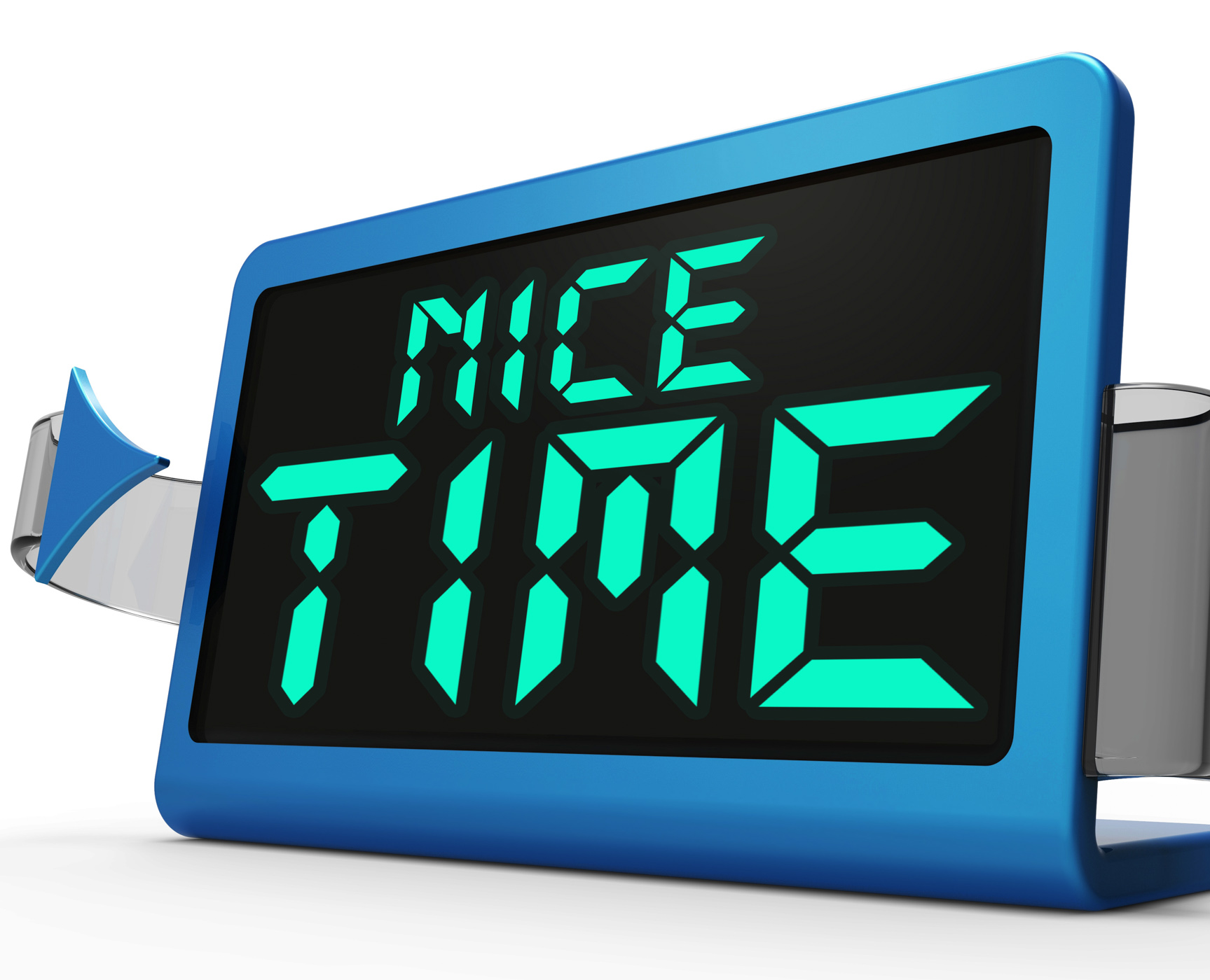 Nice time clock means enjoyable and pleasant experience photo