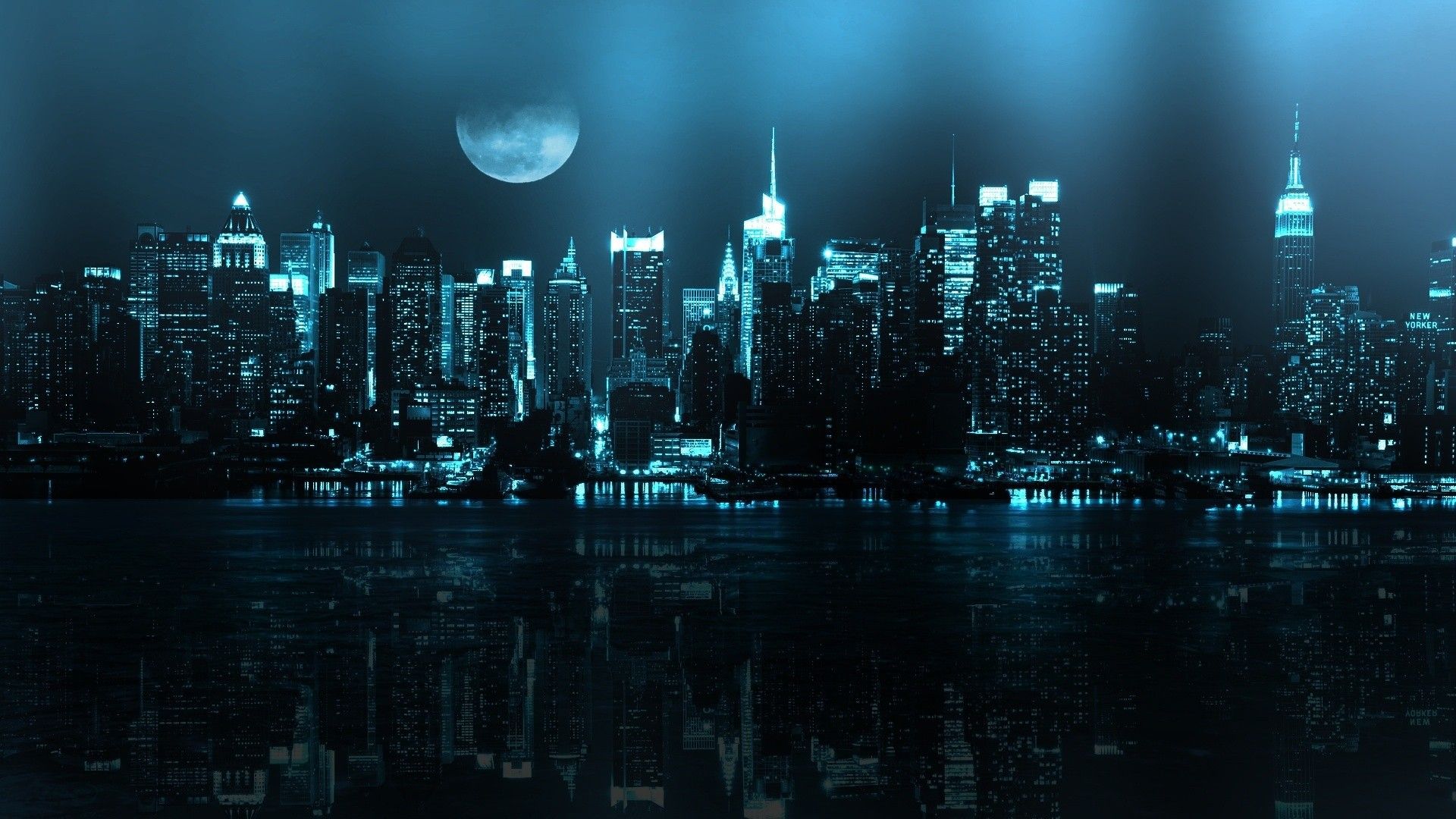 Night City Wallpapers High Resolution For Desktop 1920x1080 px ...