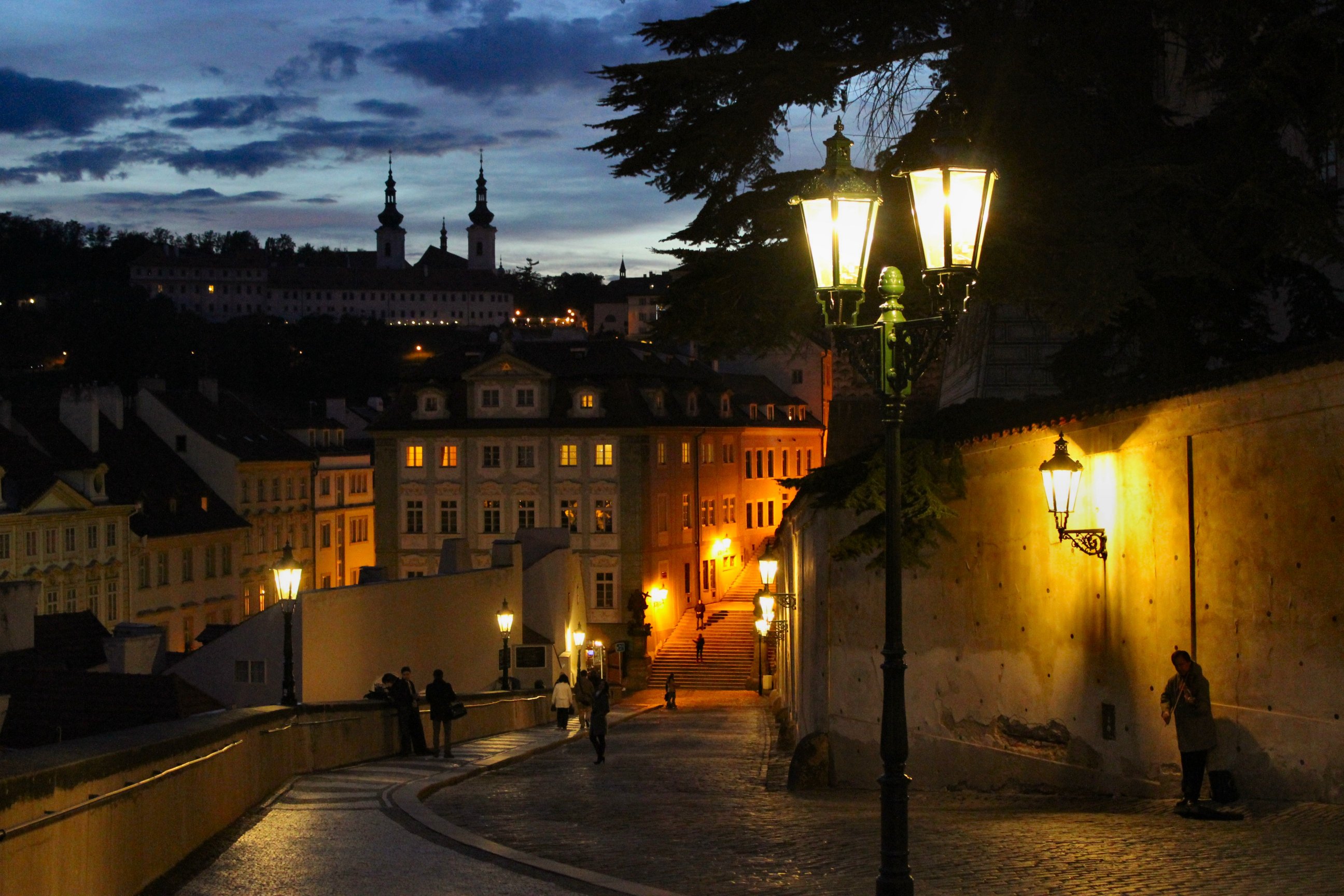 Night in Prague. 