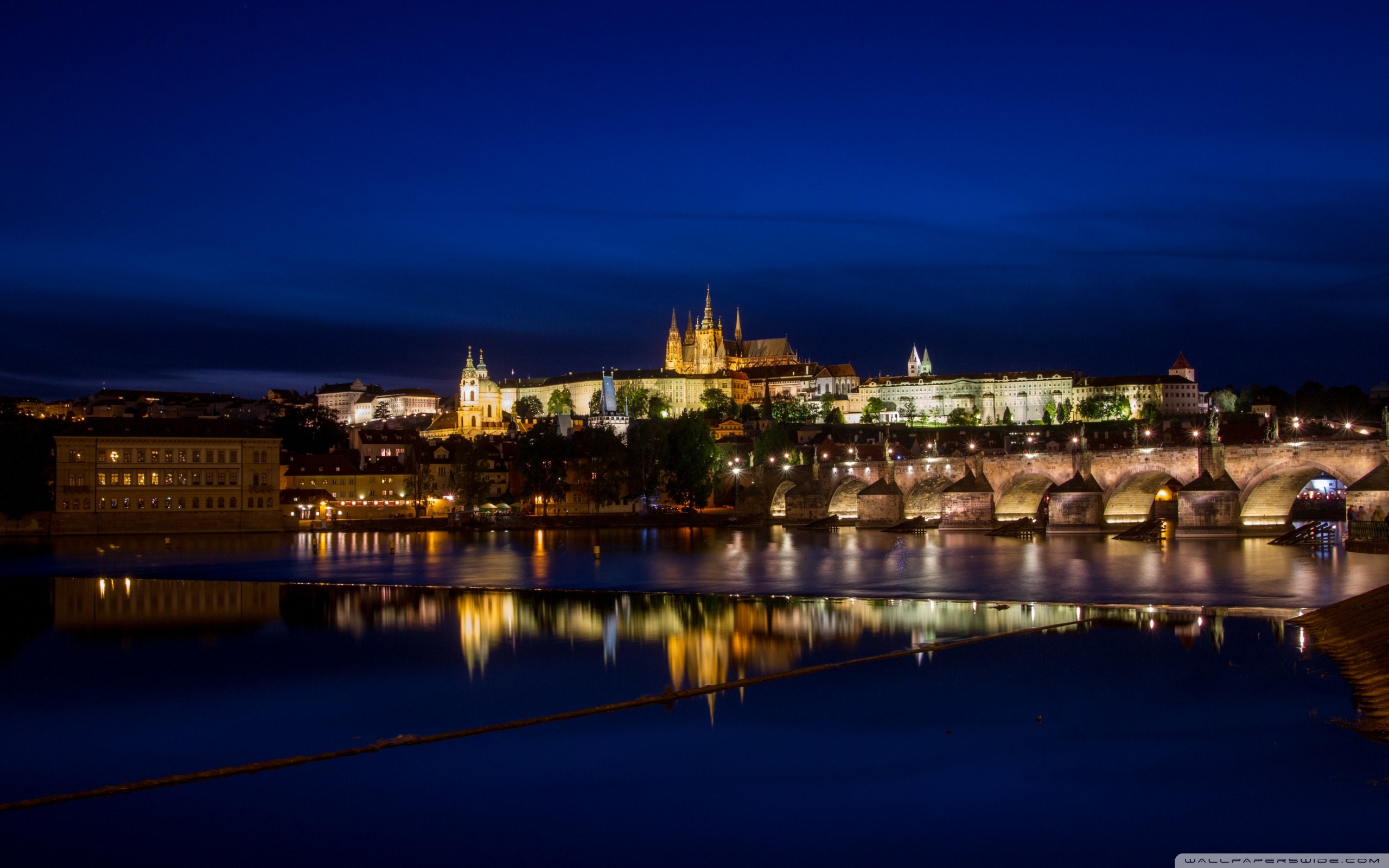 Prague by night, Czech Republic ❤ 4K HD Desktop Wallpaper for 4K ...