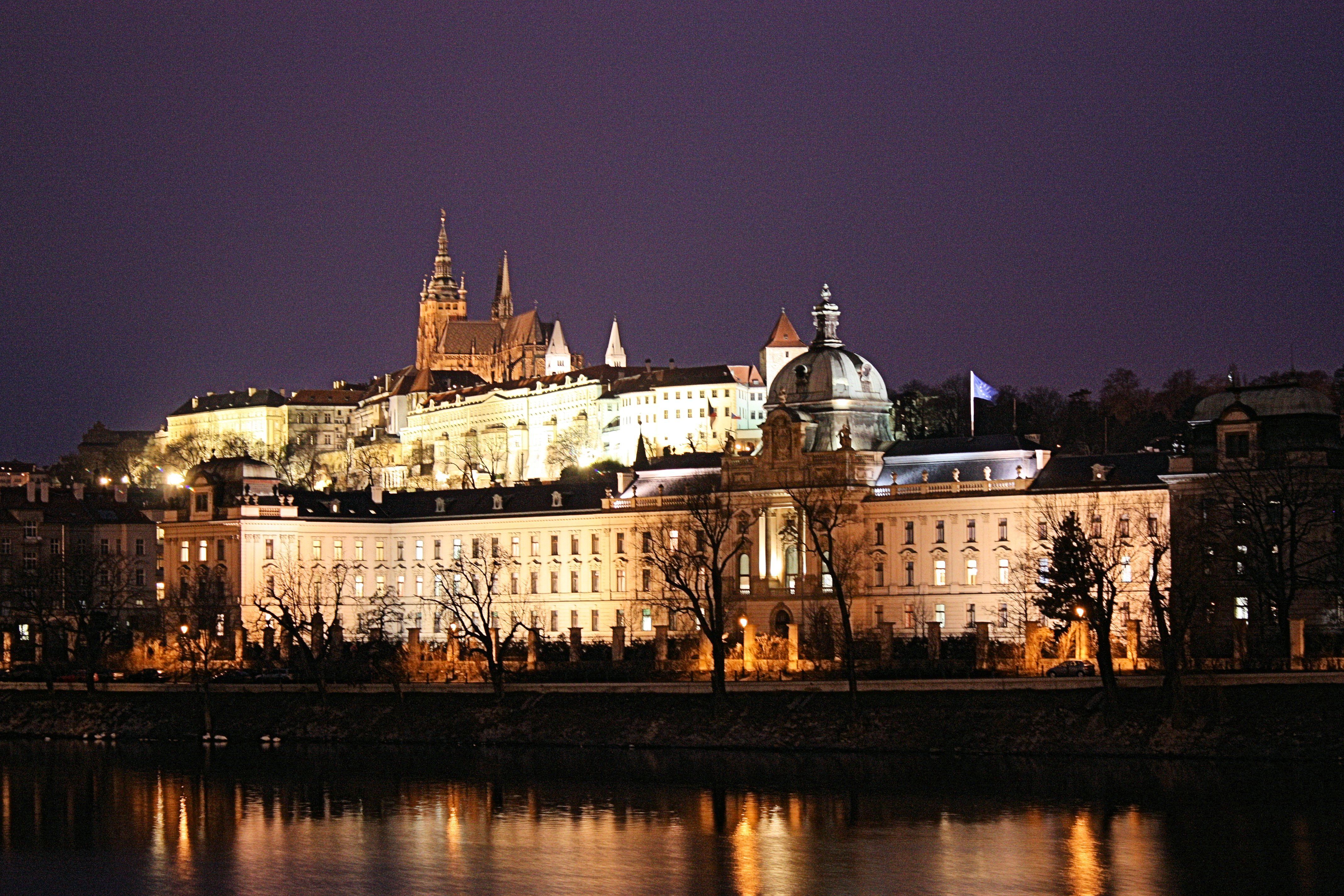 Prague Castle at Night - Jaunting Jen