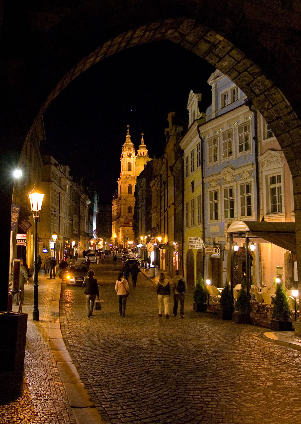File:Prague streets at night - Prague, Czech Republic - panoramio ...