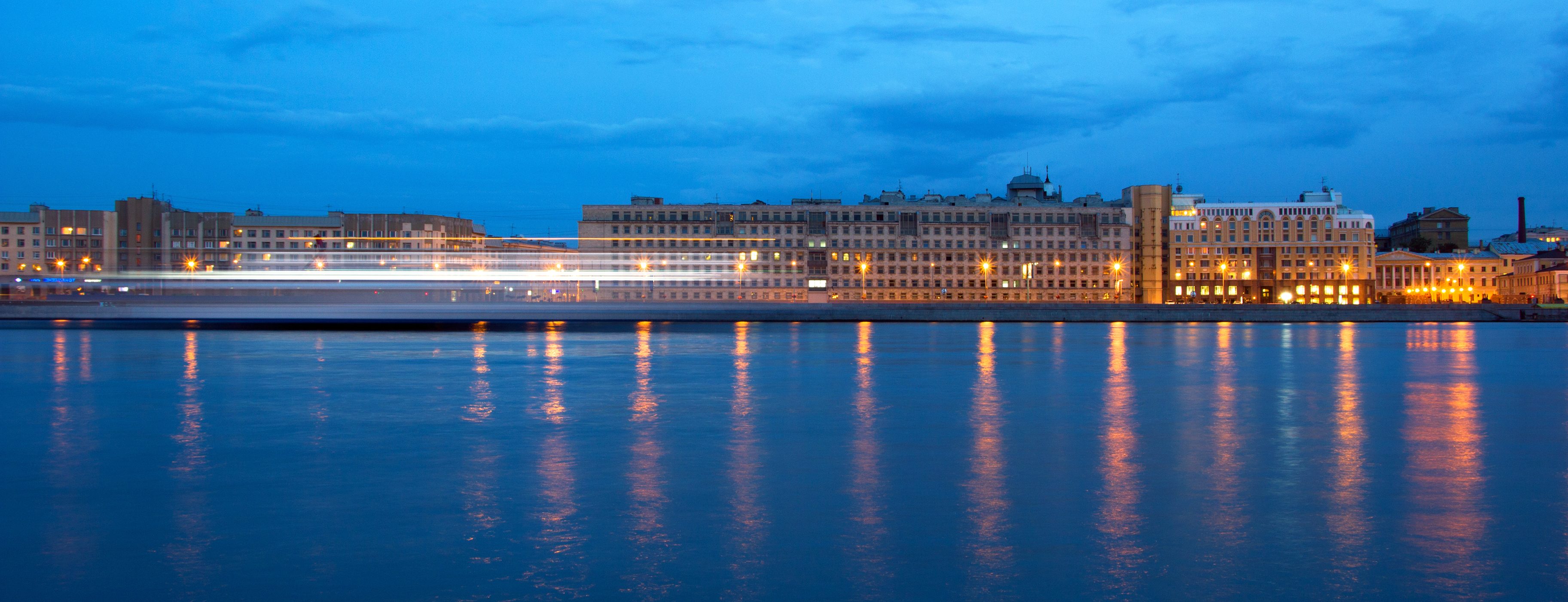 Night river, Architectural, Scenic, Russian, Saint-petersburg, HQ Photo