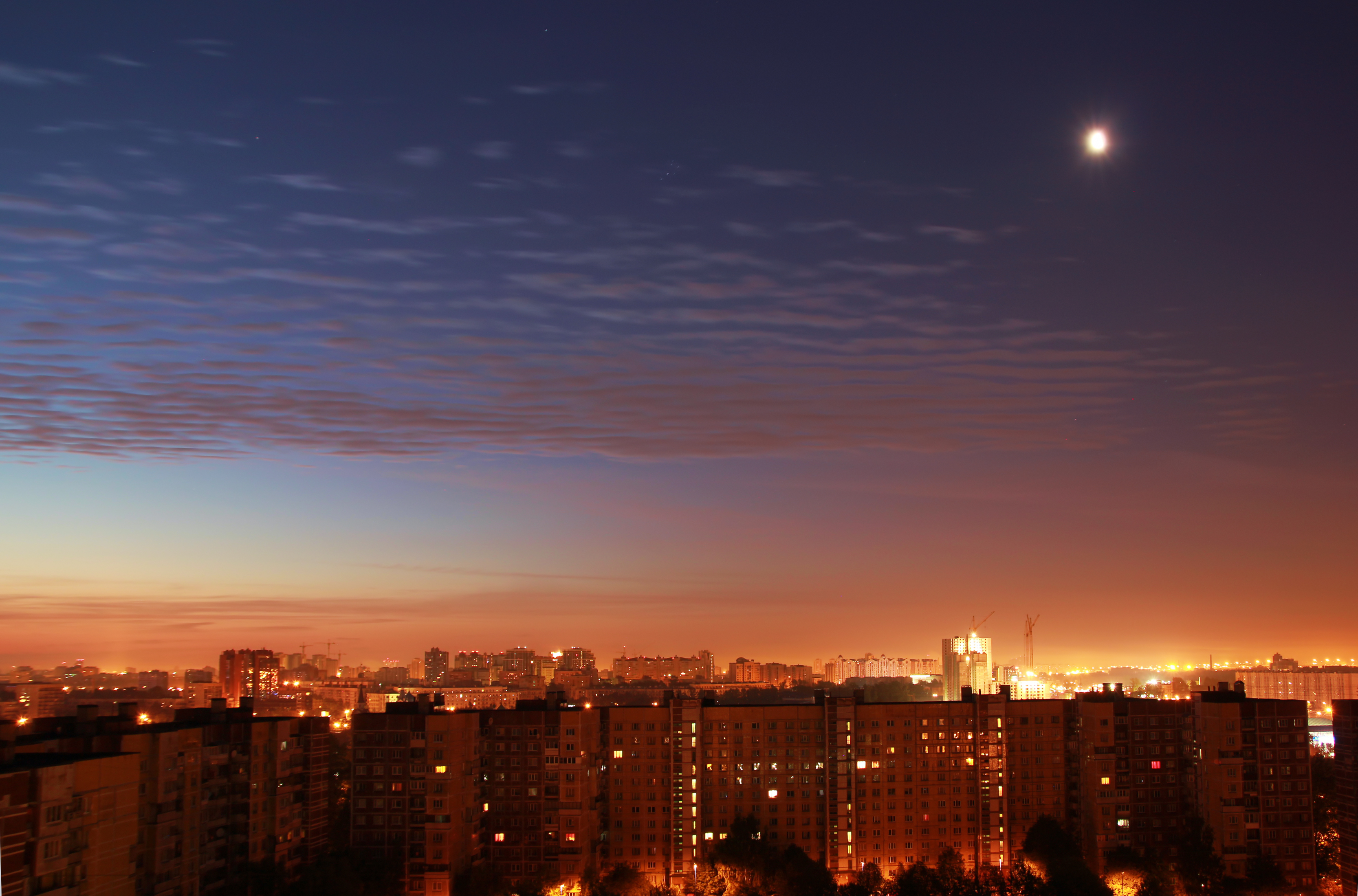 Night Saint-Petersburg, Architecture, Russian, Urban, Summer, HQ Photo