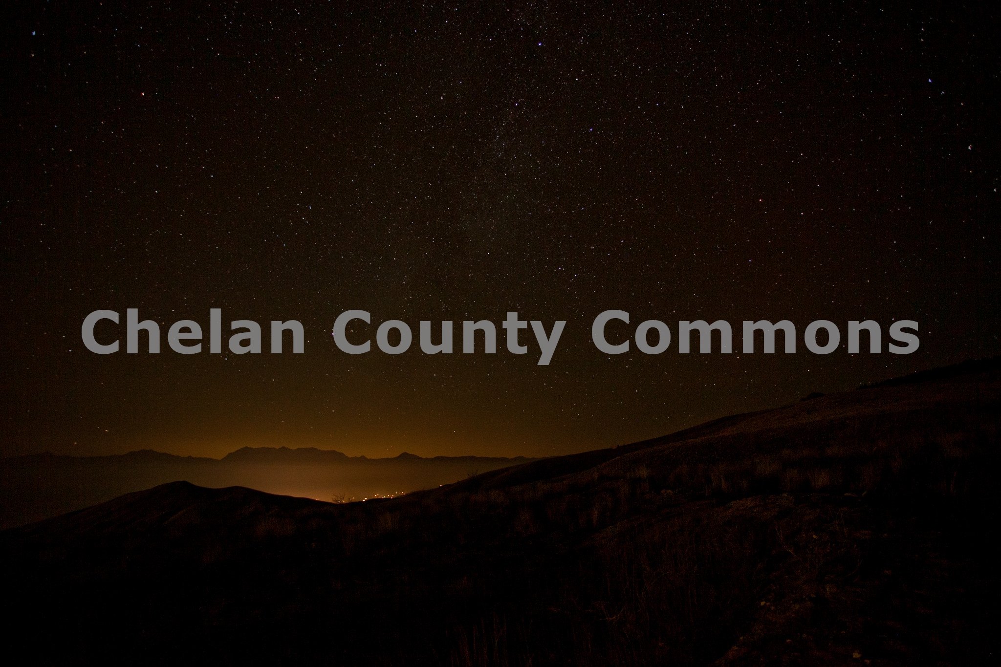 Night Scene From Burch Mountain - High Res JPG | Chelan County ...