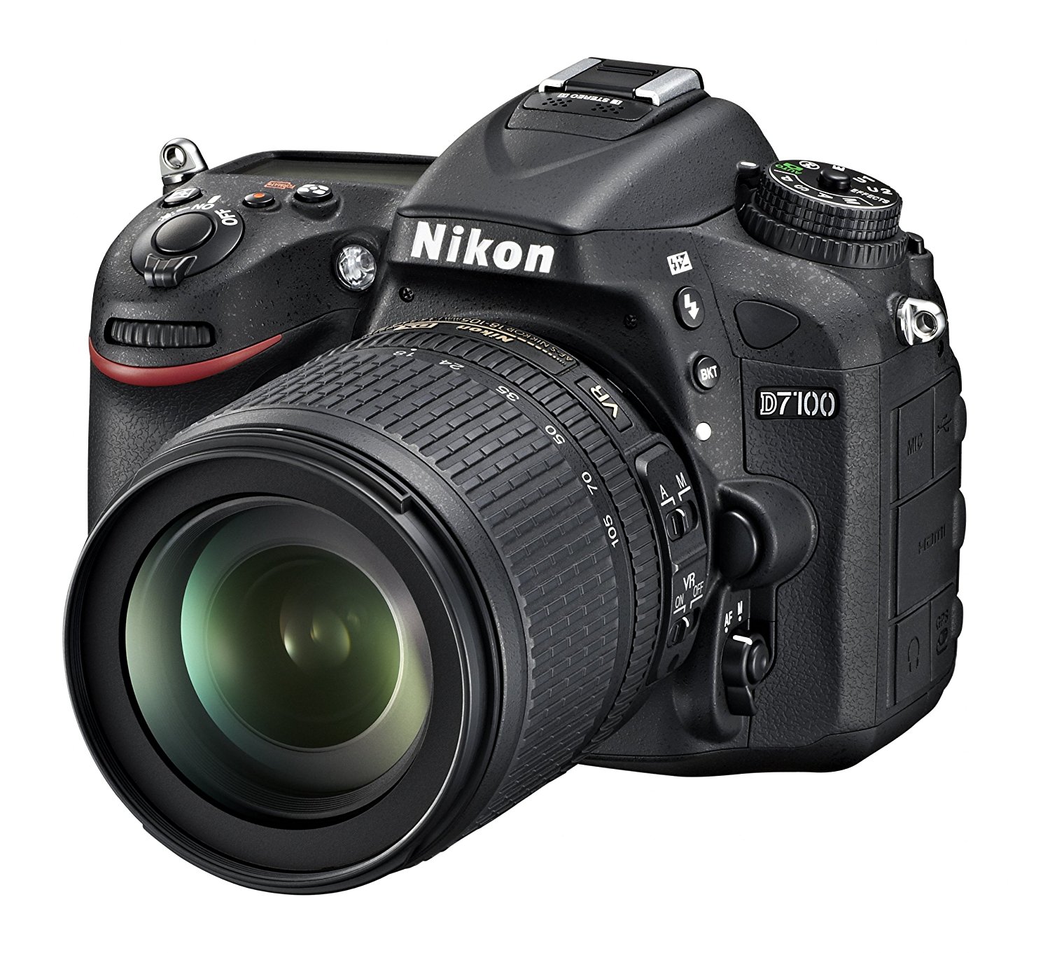 Amazon.com : Nikon D7100 24.1 MP DX-Format CMOS Digital SLR (Body ...