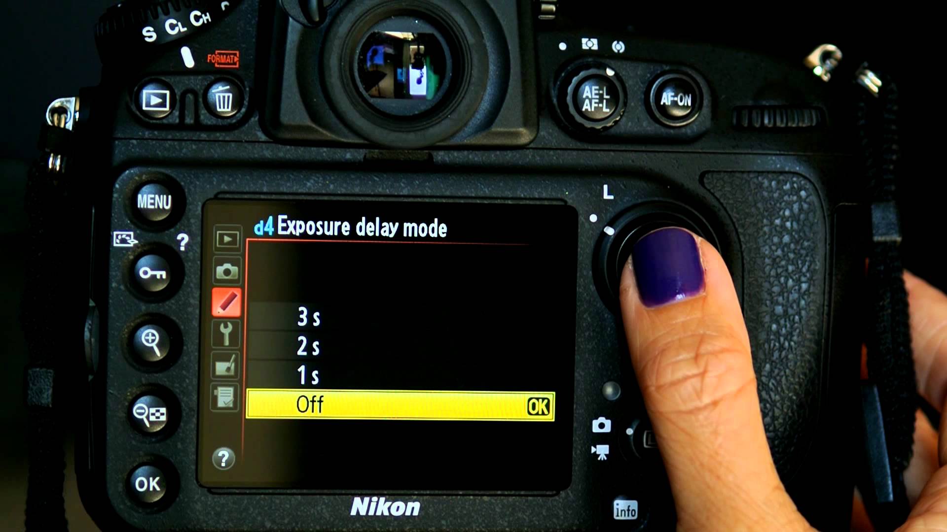Nikon D800 Custom Settings Menu - YouTube