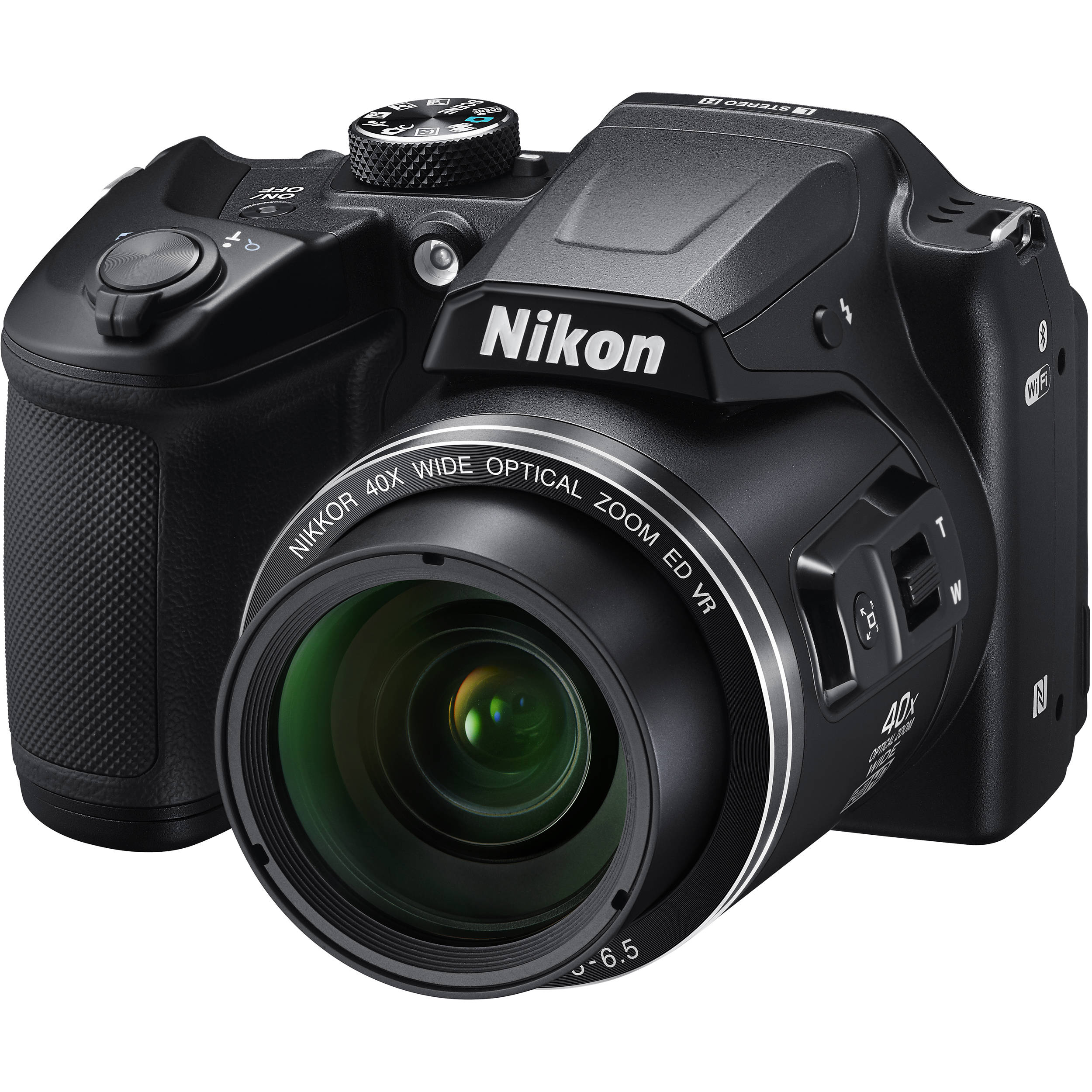 Nikon COOLPIX B500 Digital Camera (Black) 26506 B&H Photo Video