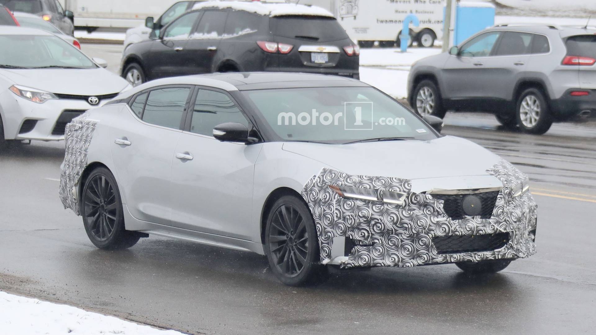2019 Nissan Maxima Facelift Spied For The First Time