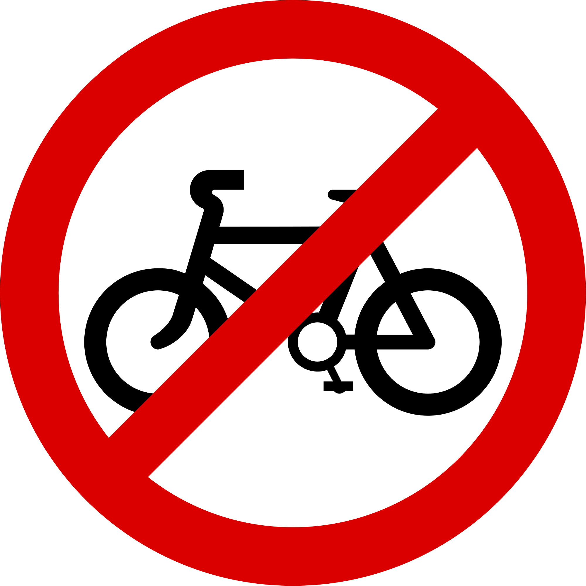 File:Singapore Road Signs - Regulatory Sign - No Cycles.svg ...