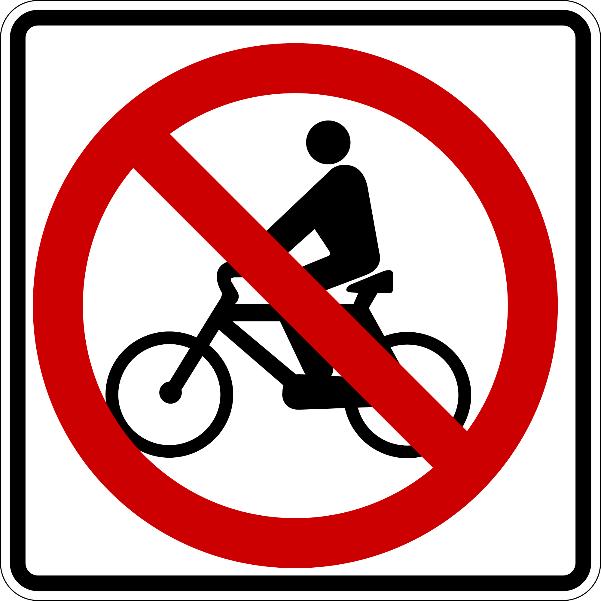 File:No Bicycles sign (Mexico).svg - Wikimedia Commons