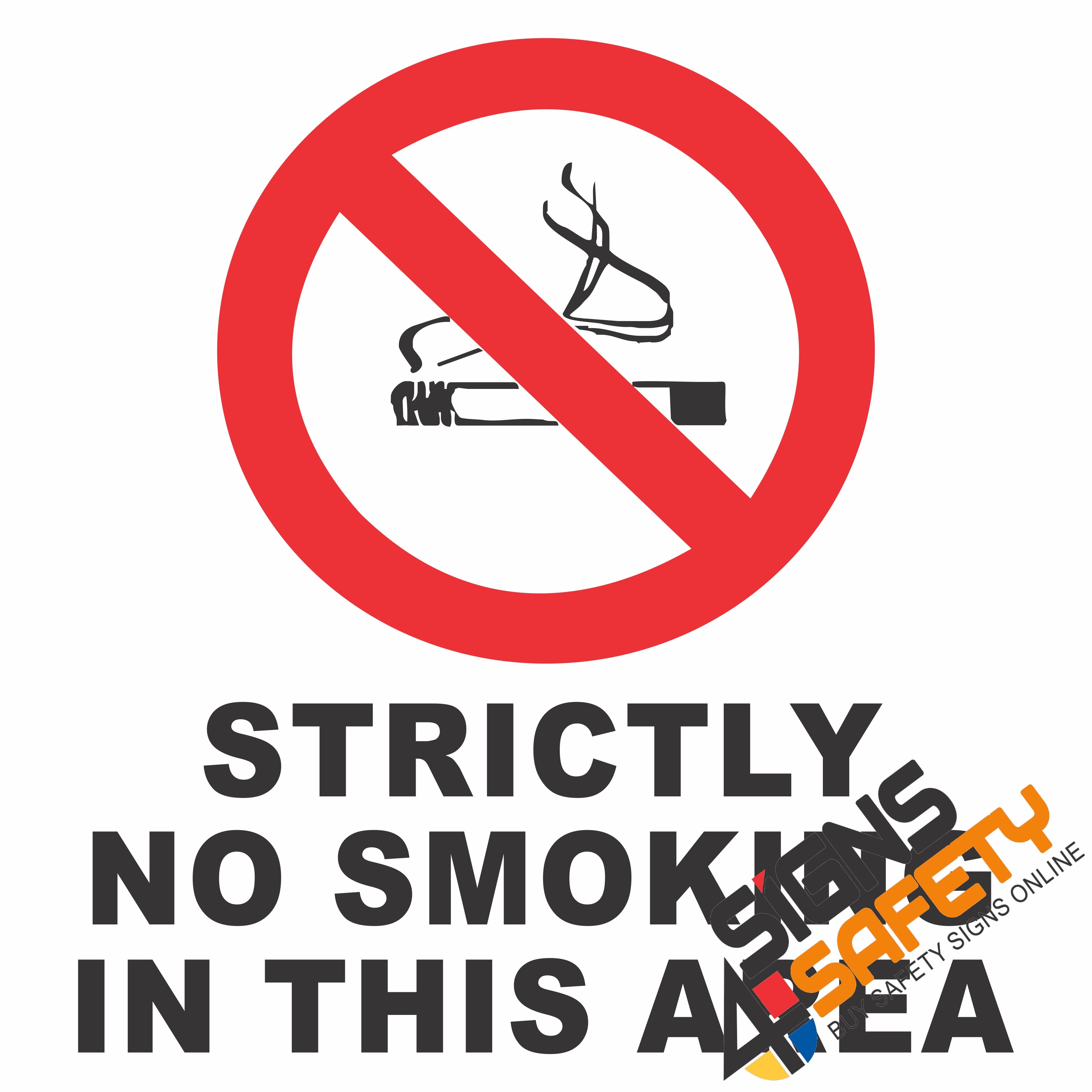 NS3) Strictly No Smoking Sign - Signs4Safety