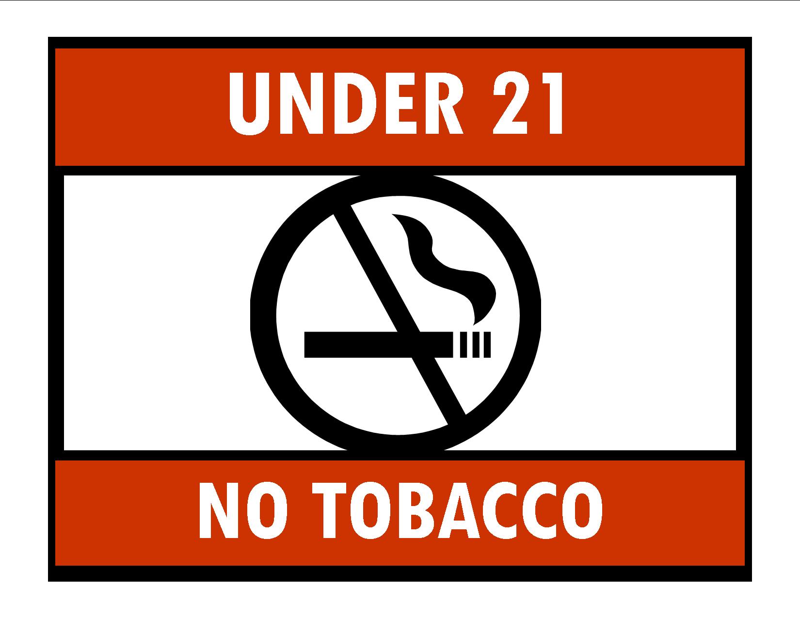 tobacco 21 no smoking sign - The Ballston Journal