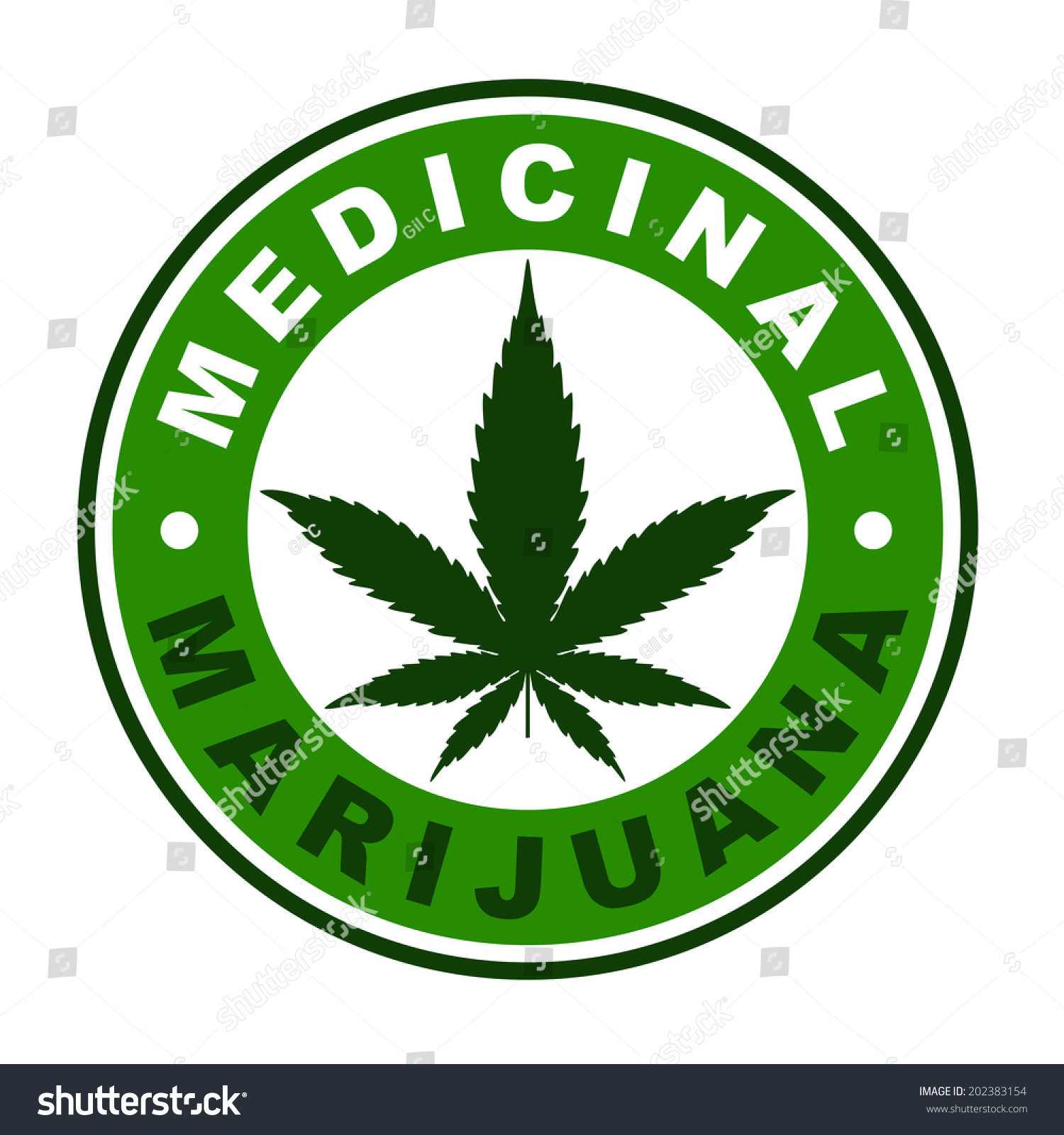 Medicinal Marijuana Label Stock Photo (Photo, Vector, Illustration ...