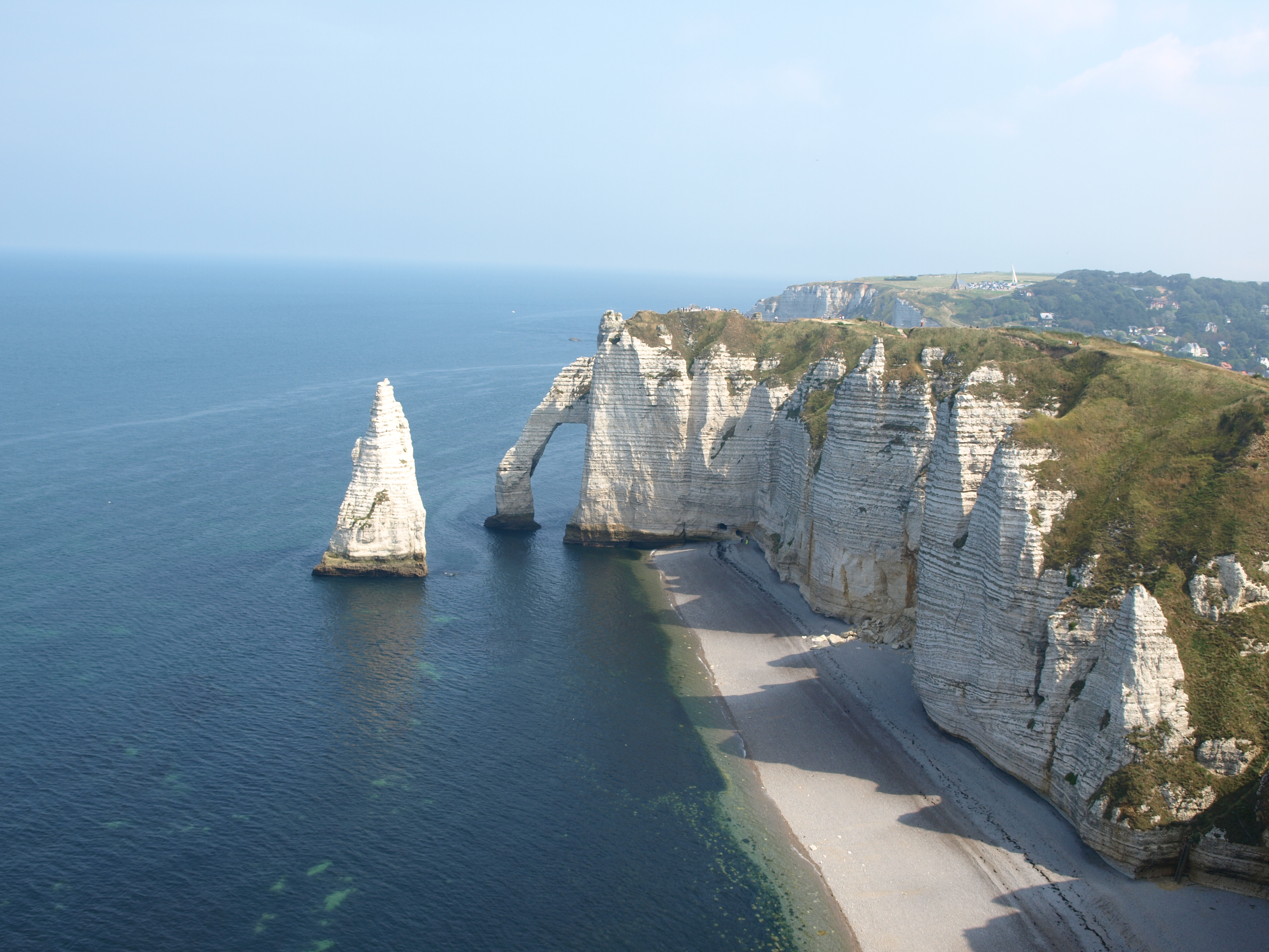 Normandy cliffs photo