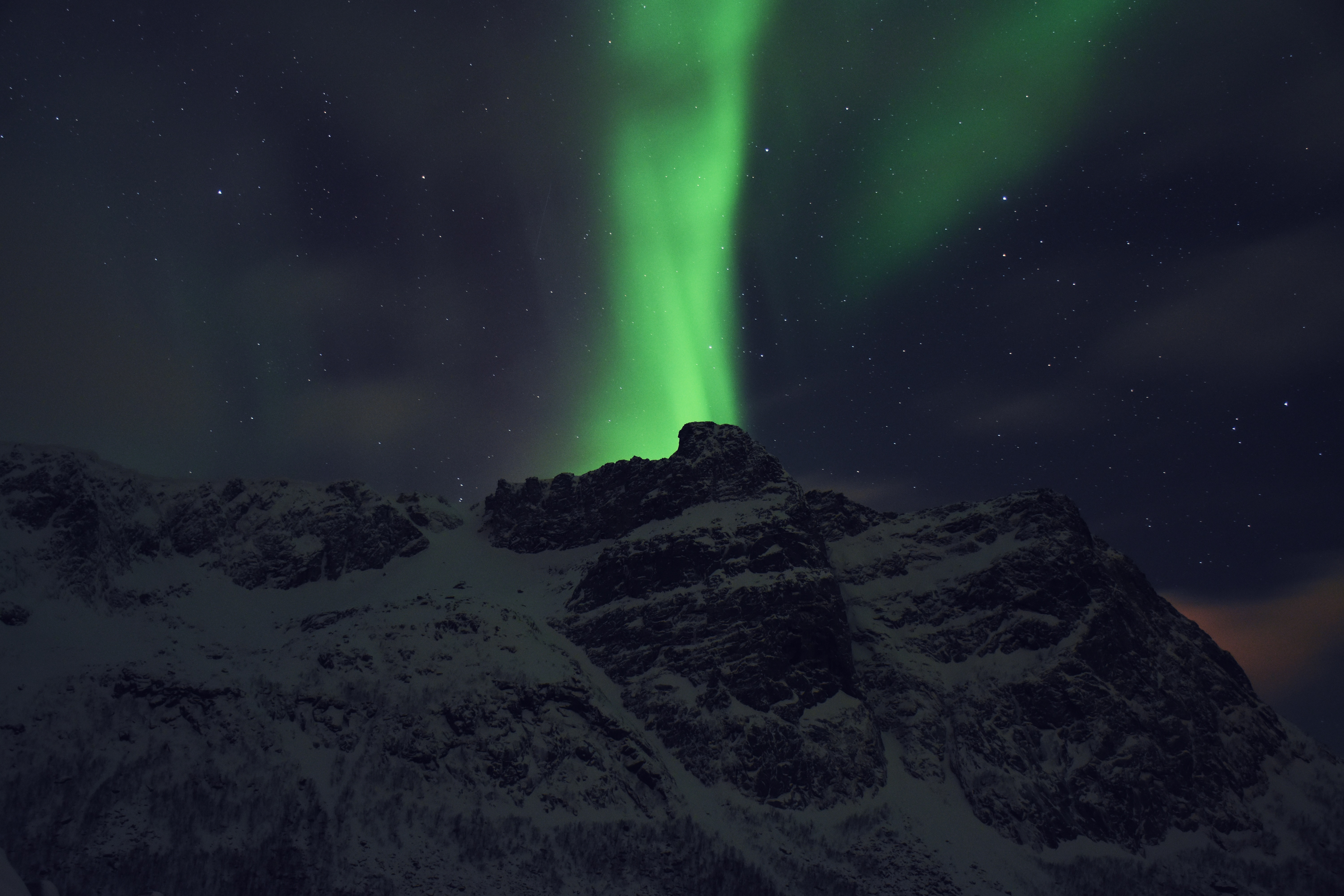 Northern Lights, Aurora, Borealis, Dark, Green, HQ Photo