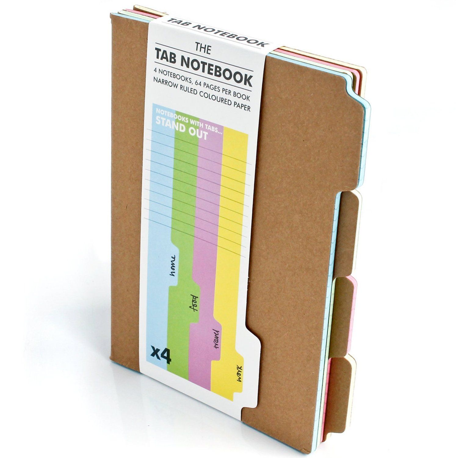 Amazon.com : SUCK UK A5 Tab Notebooks : Subject Notebooks : Office ...
