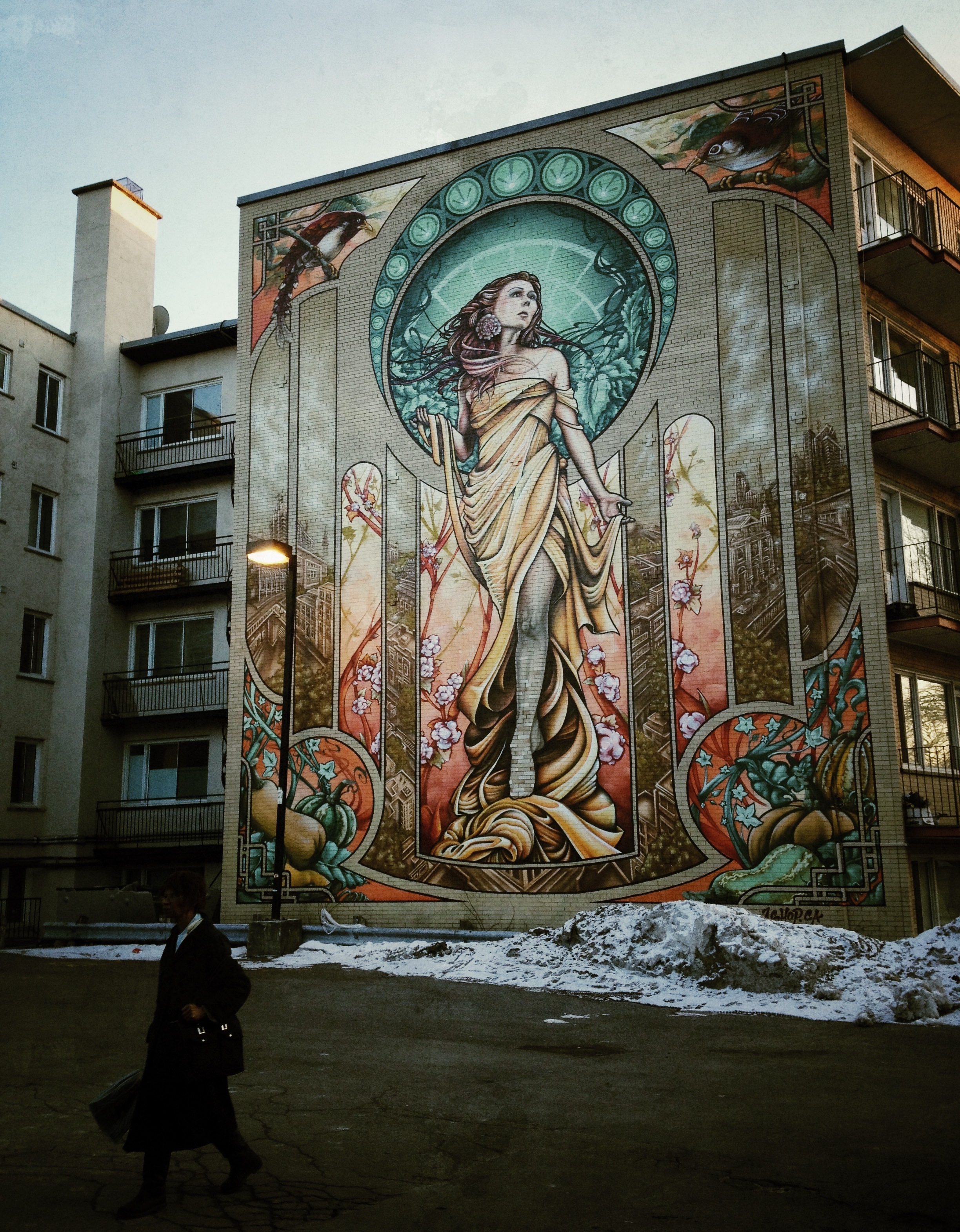 Street Art in Montreal: Notre-Dame-de-Grâce Mural, Travel to Montreal
