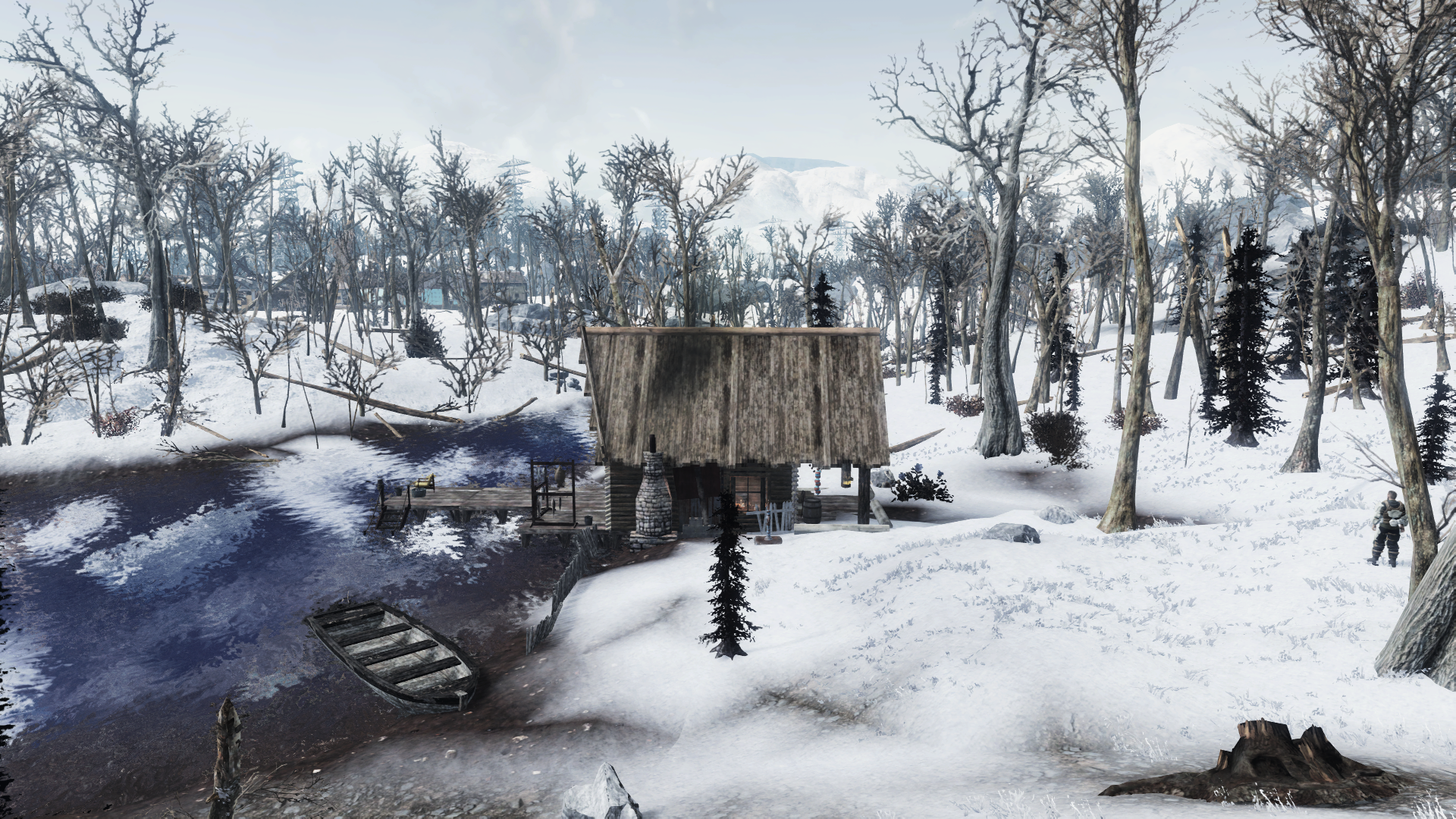 A cozy little cabin i built to wait out a nuclear winter #Fallout4 ...