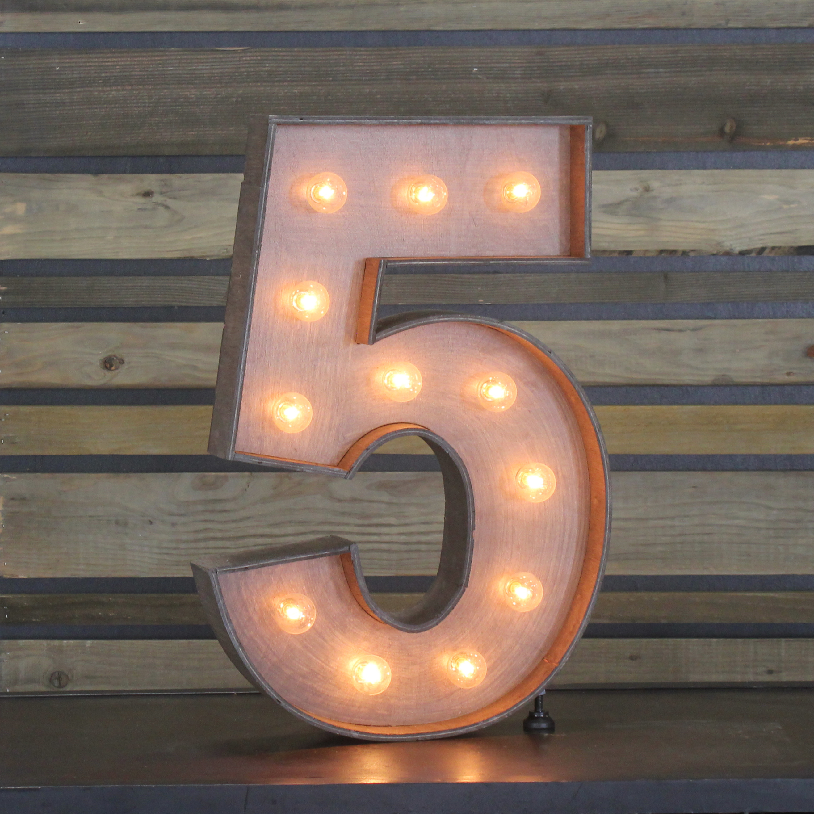 Edison Marquee Number - 