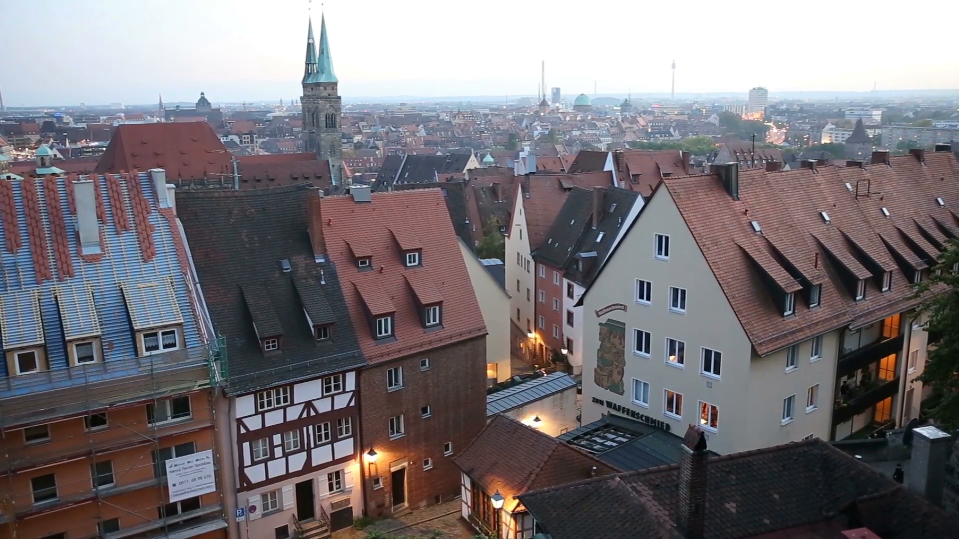 Nuremberg Germany a small town with medieval architecture Stock ...