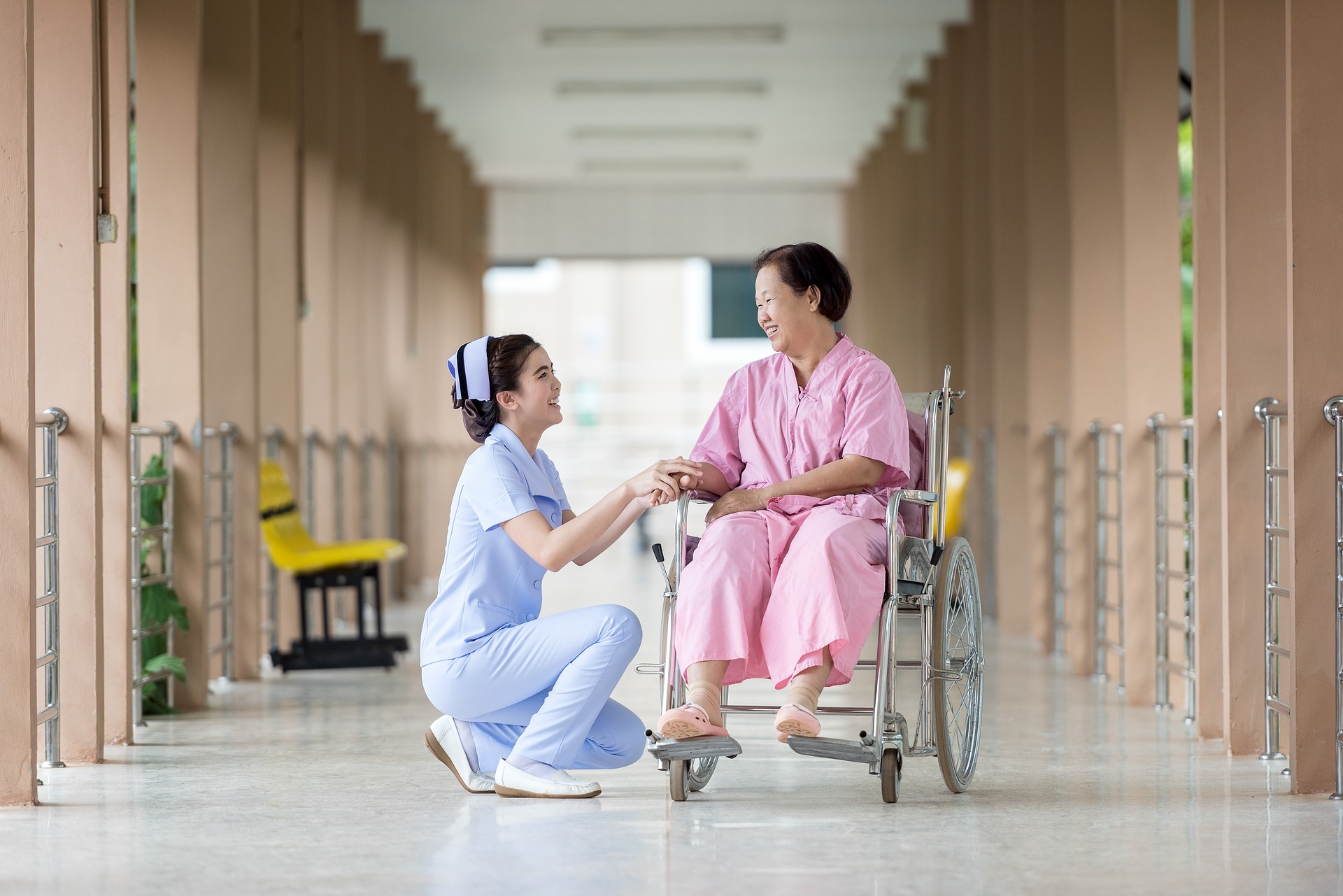 Nurse with patient photo