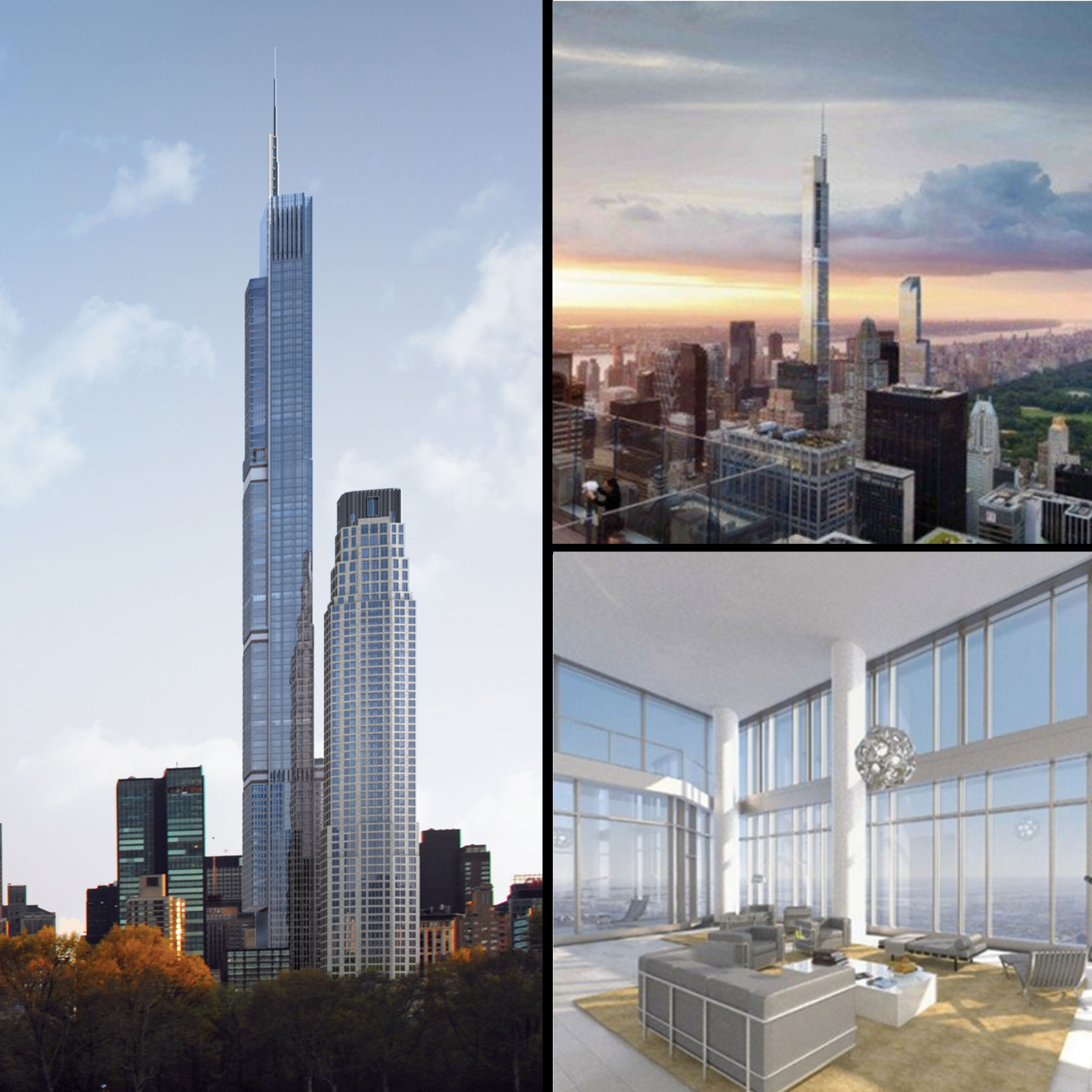 TOP TENS - TEN TALLEST RESIDENTIAL TOWERS IN NYC
