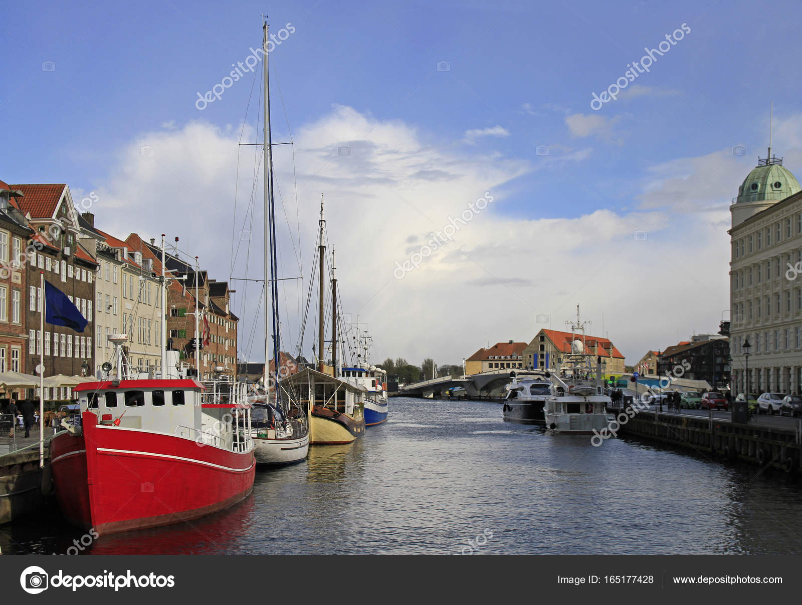 Nyhavn district is one of the most famous landmark, Copenhagen ...