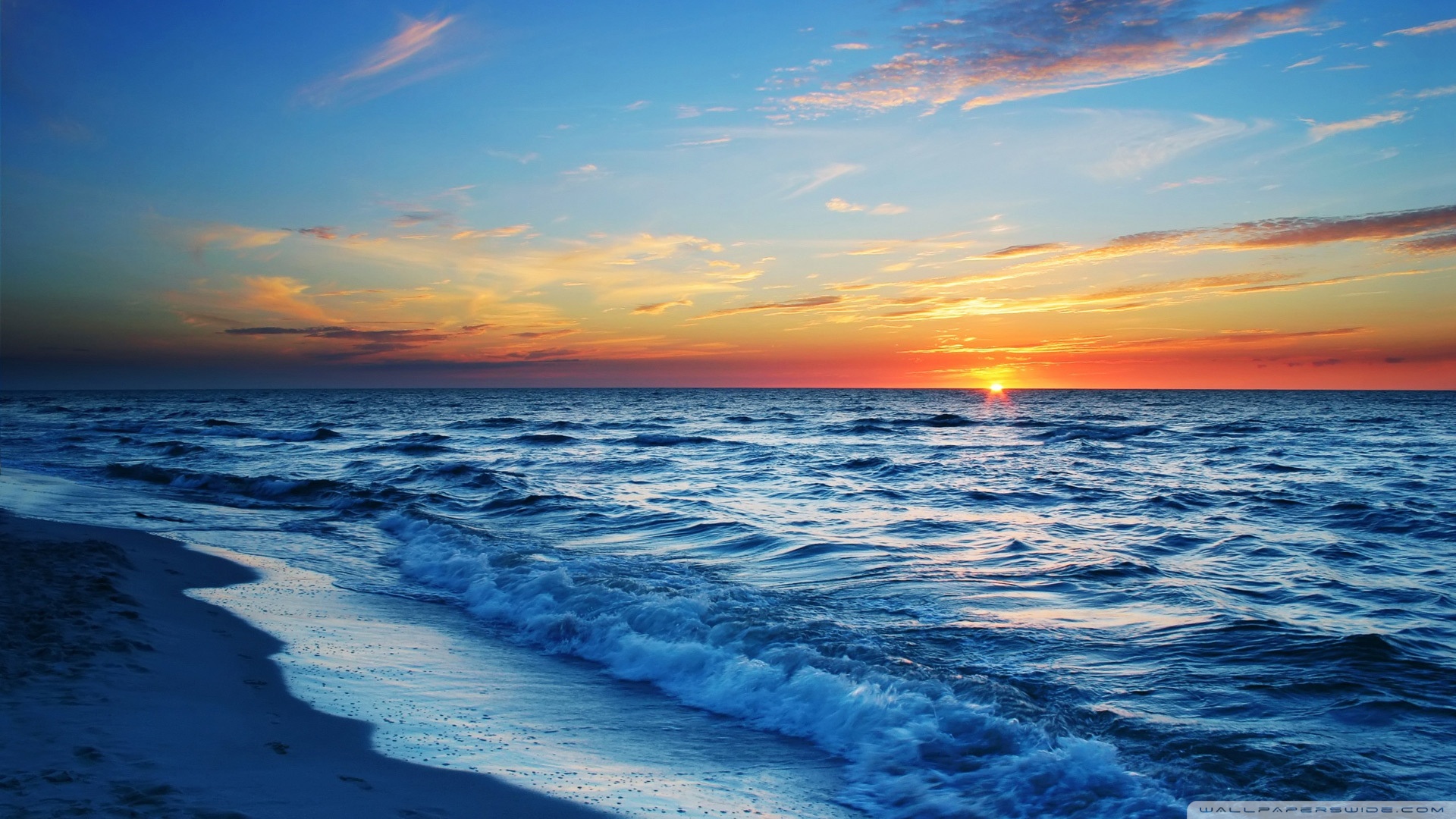 Ocean Sunset | VIP Wallpaper | HD Wallpapers for Desktop and Mobile ...