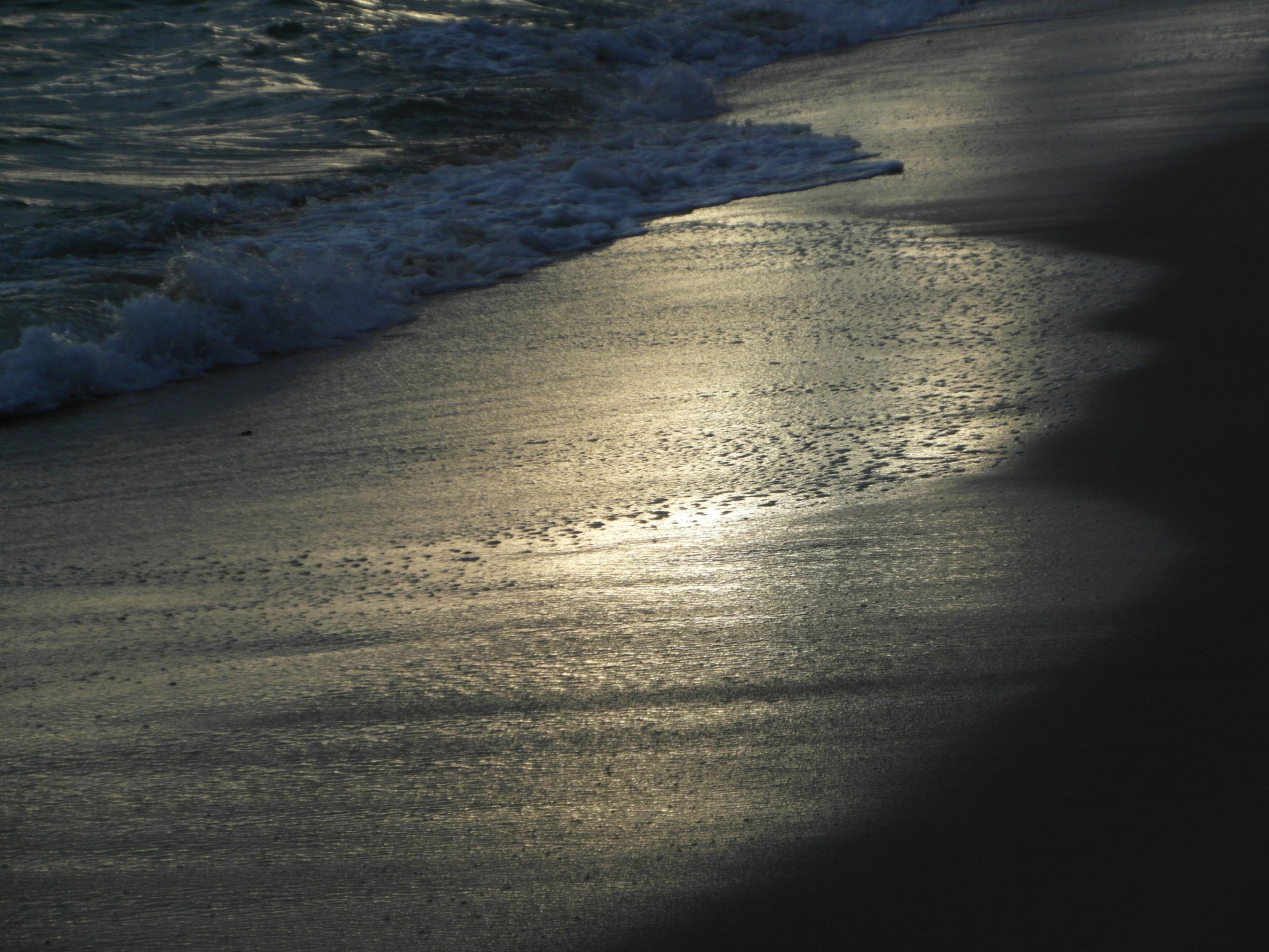 Ocean meets the sand photo