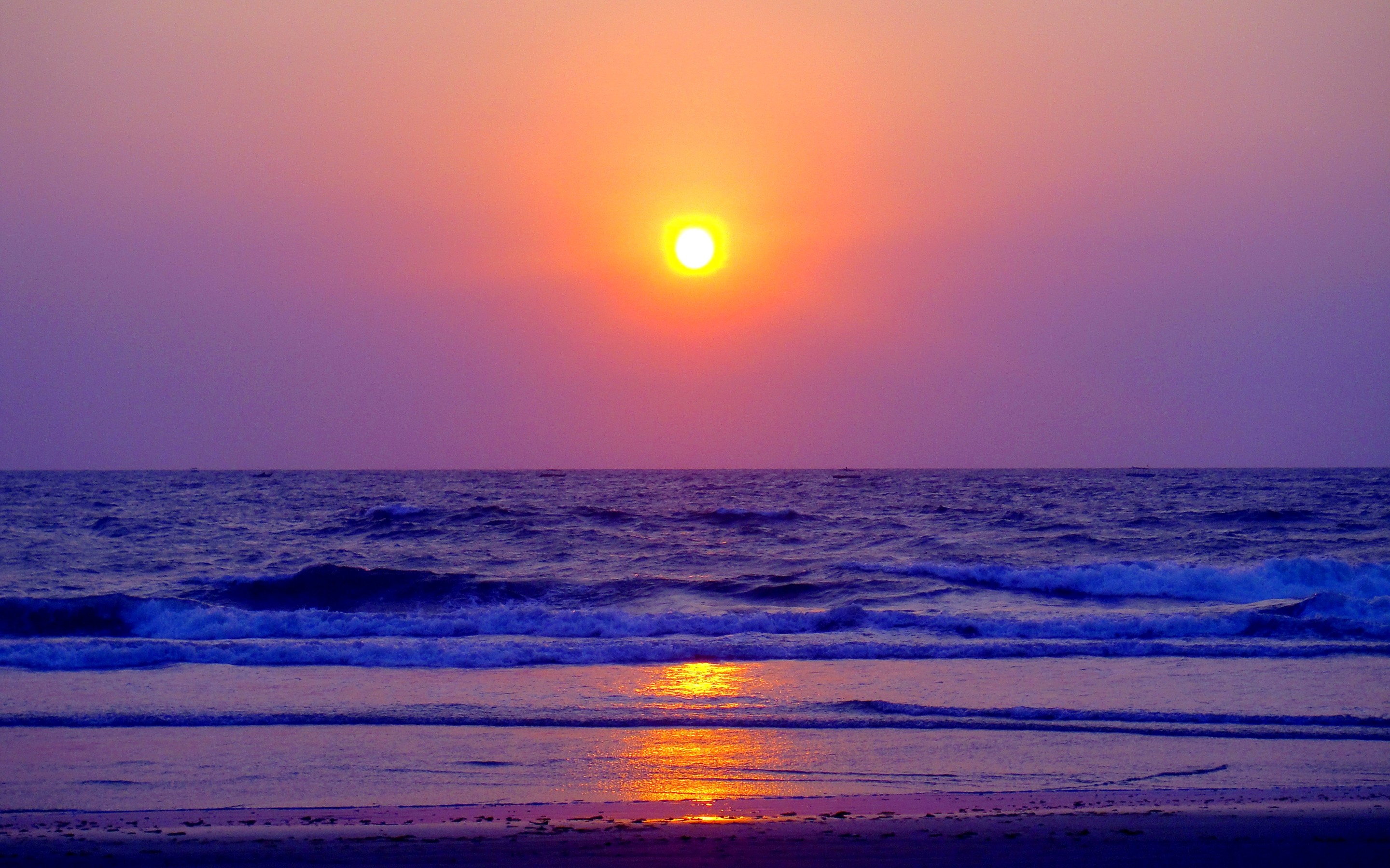 Sunsets: Summer Beach Sea Horizon Sun Sunset Wallpaper Sunrise Hd ...