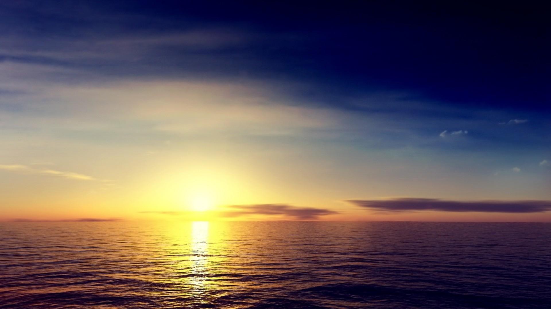 Ocean sunrise wallpaper | (45194)