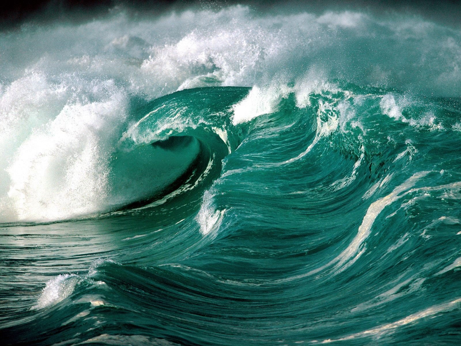 Ocean Waves Drawing HD Wallpaper, Background Images