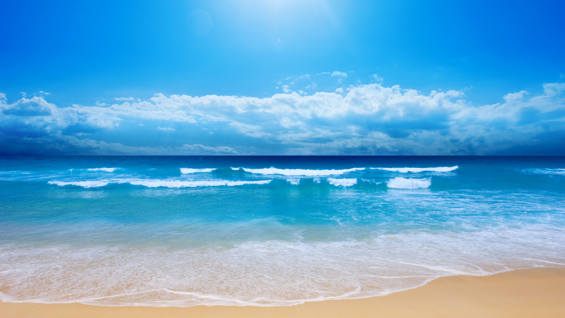 Ocean Waves Beach HD Wallpaper, Background Images