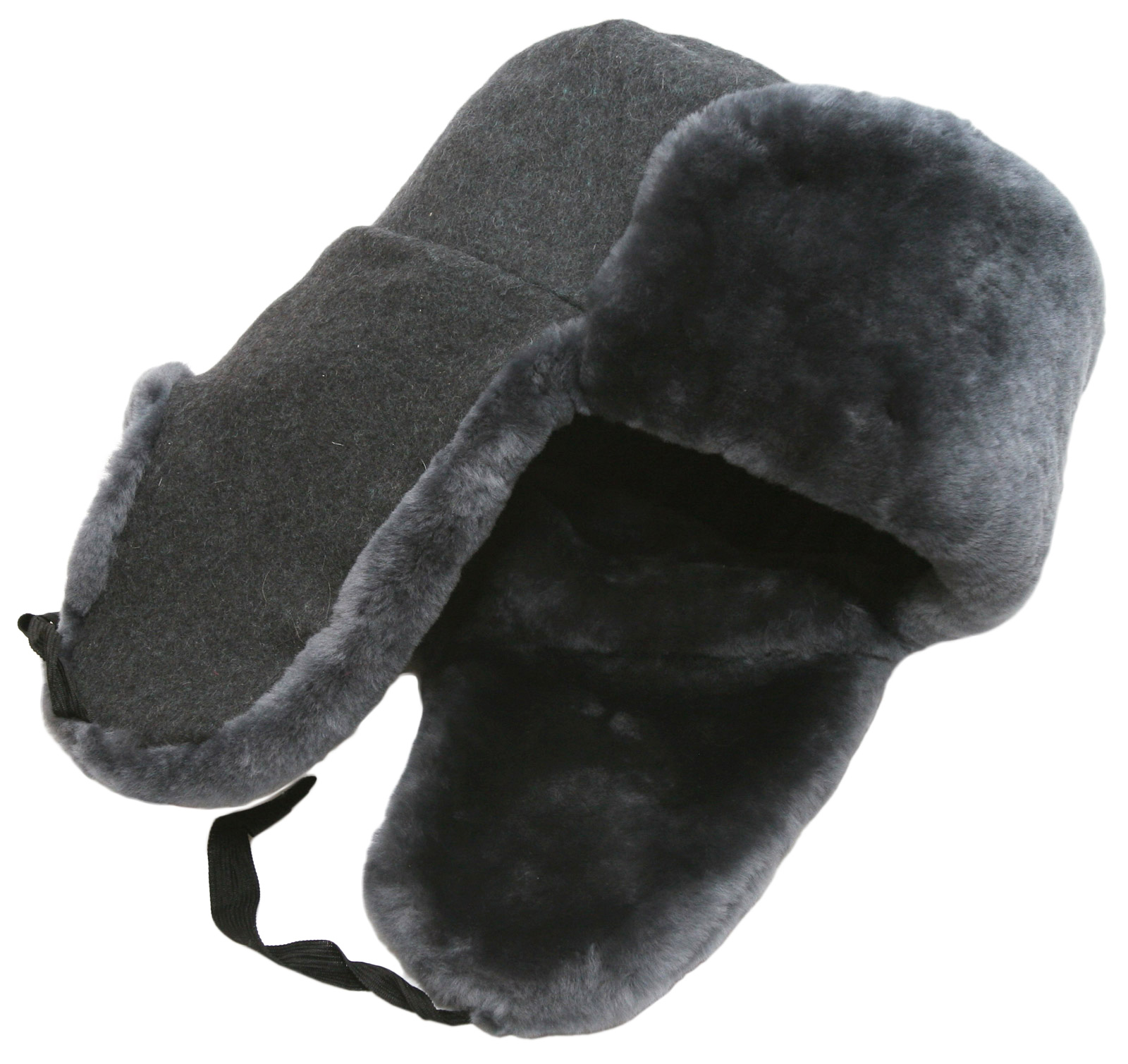 Army officer of Russian Federation mouton ushanka winter hat ...