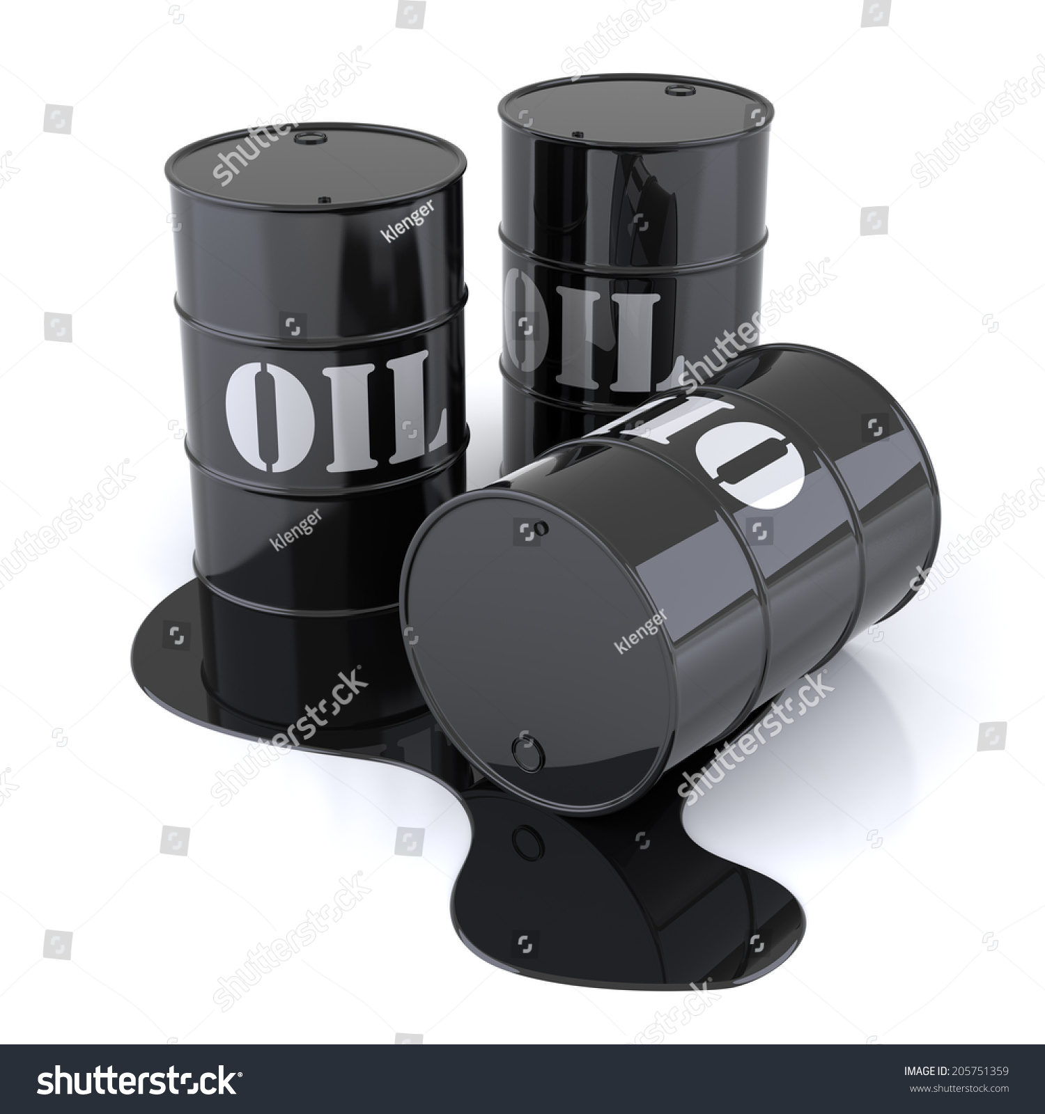 Three Oil Drums Stock Illustration 205751359 - Shutterstock