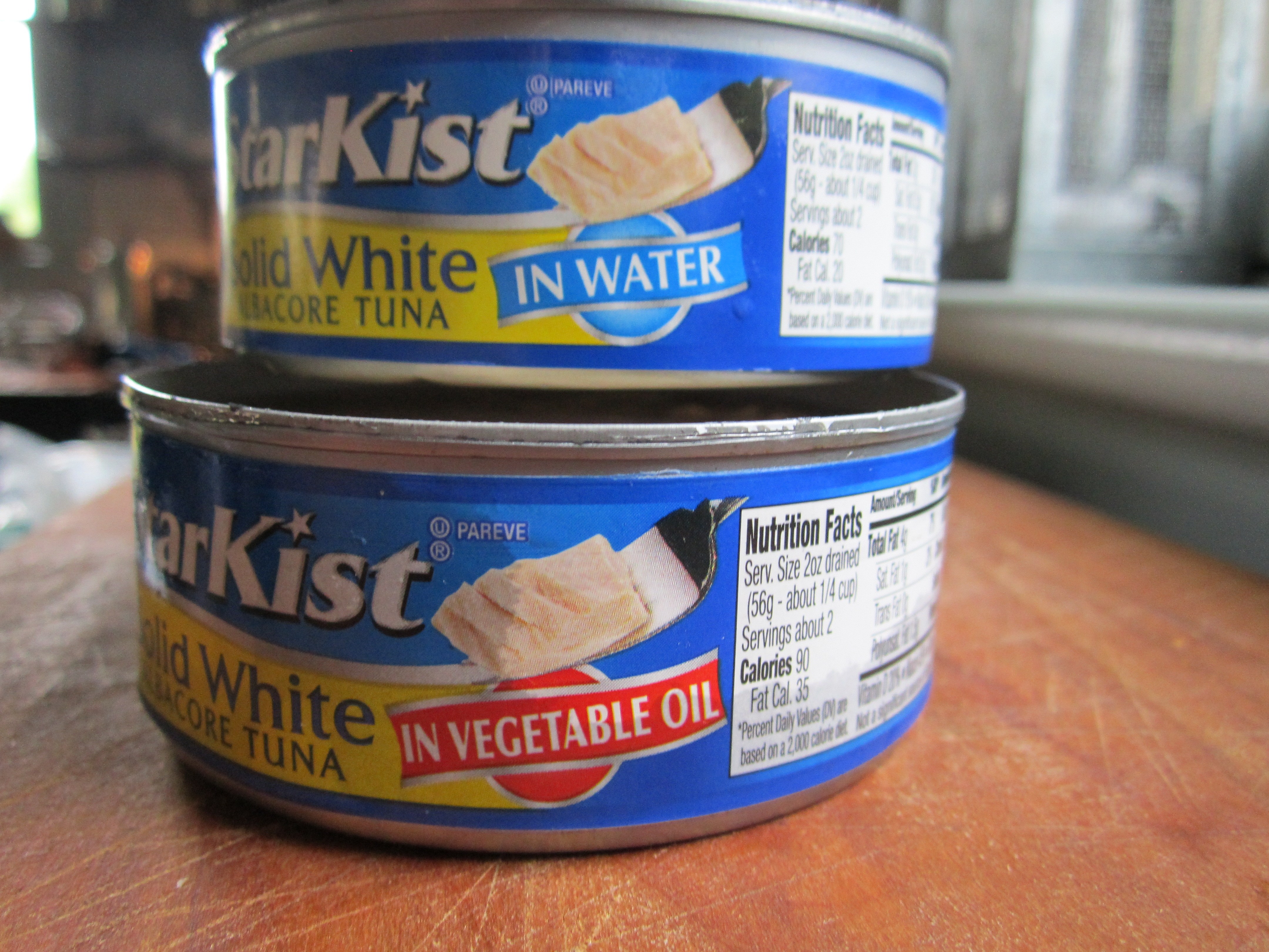 Taste test... water-packed vs oil-packed tuna! - Burnt My Fingers