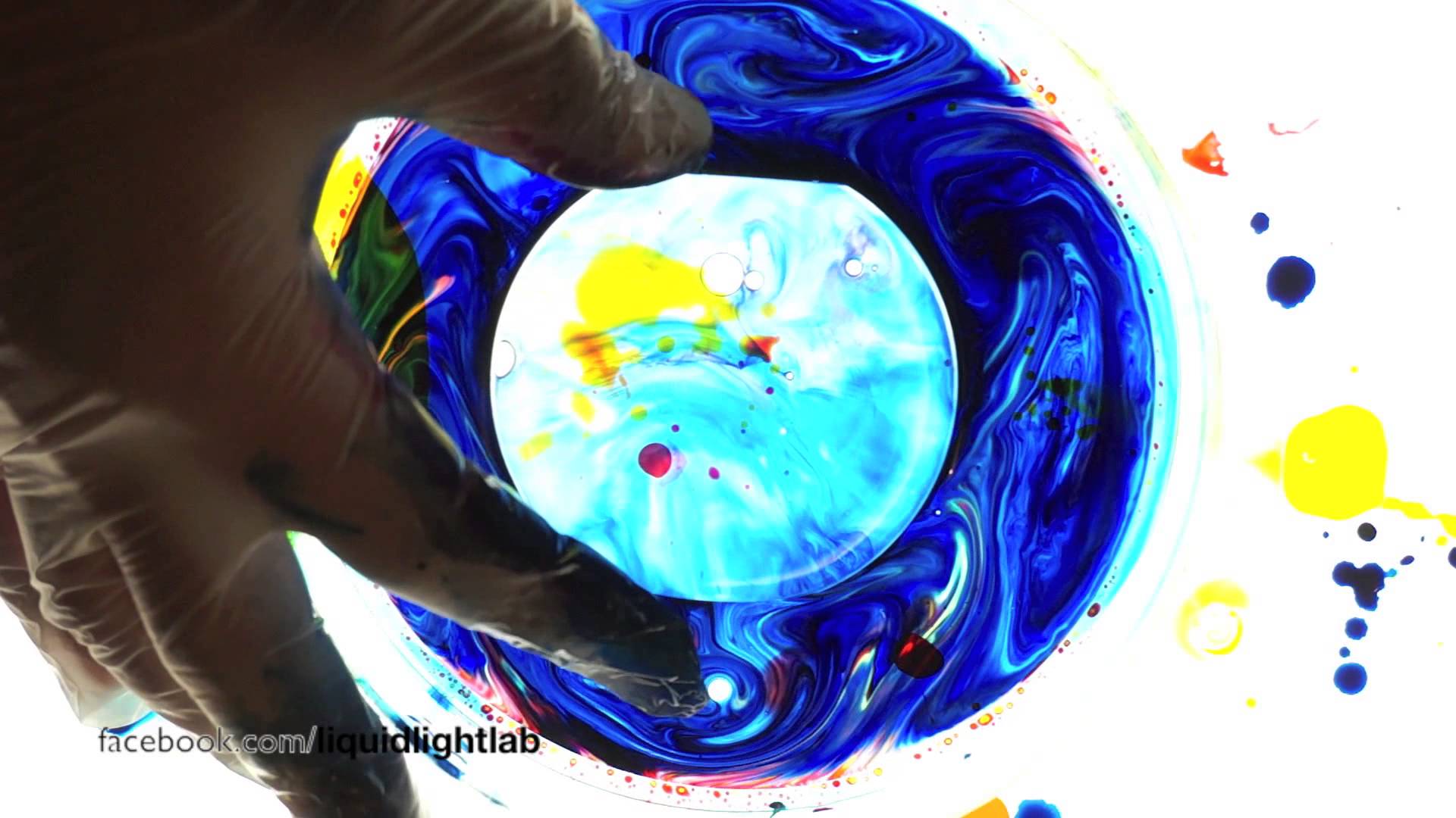 12 Minutes of Live Oil and Water Art in 1 and 1/2 Minutes - 1080 HD ...