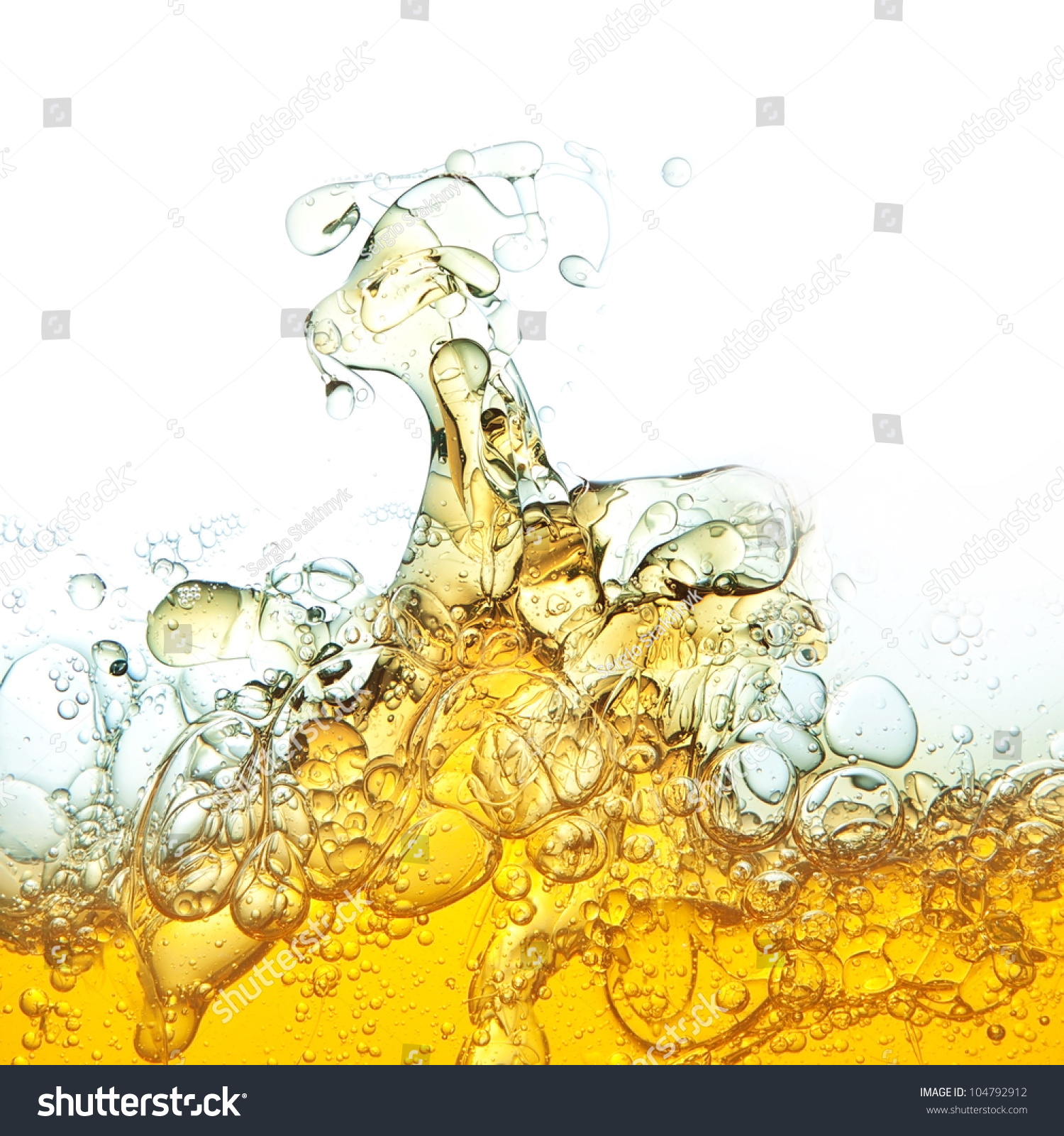 Abstraction Oil Bubbles Water Stock Photo (Safe to Use) 104792912 ...