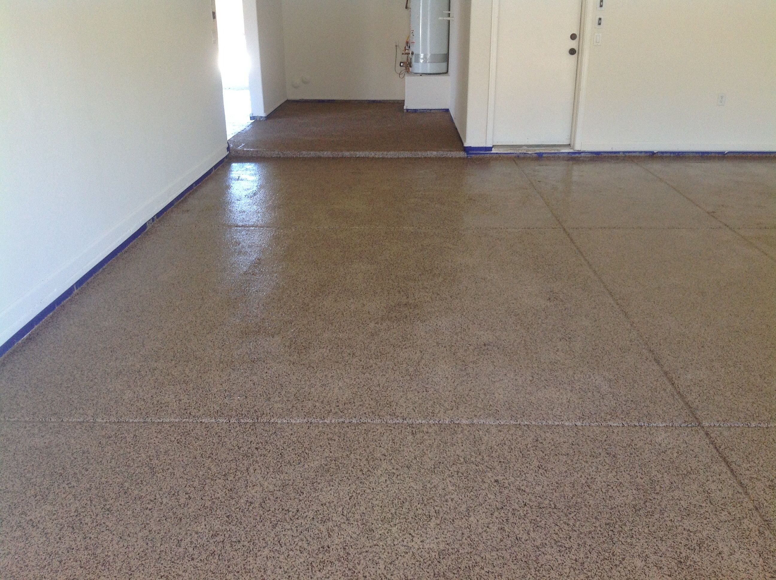 Epoxy coatings not only hide the oil stains and blemishes, they make ...