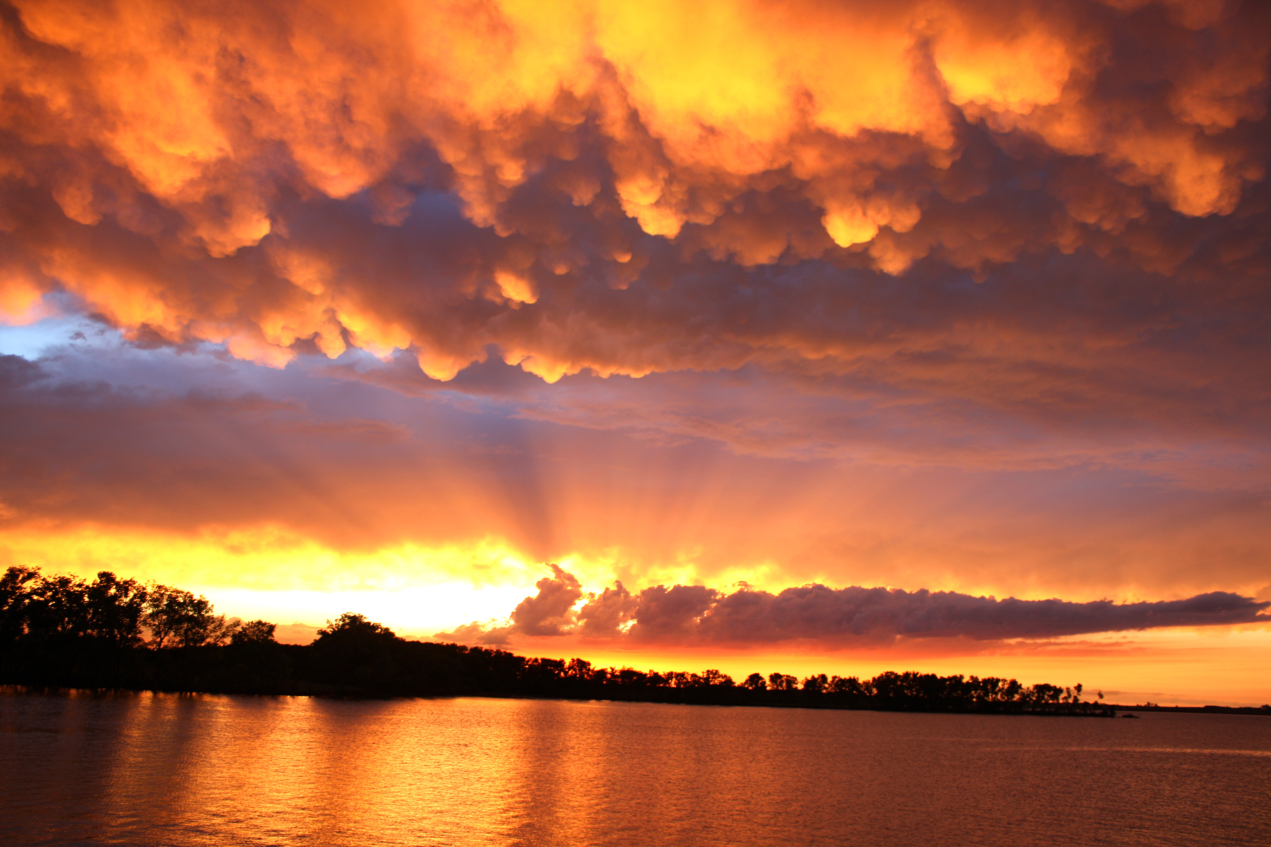 July Sunset at Foss Lake - Expedition Oklahoma