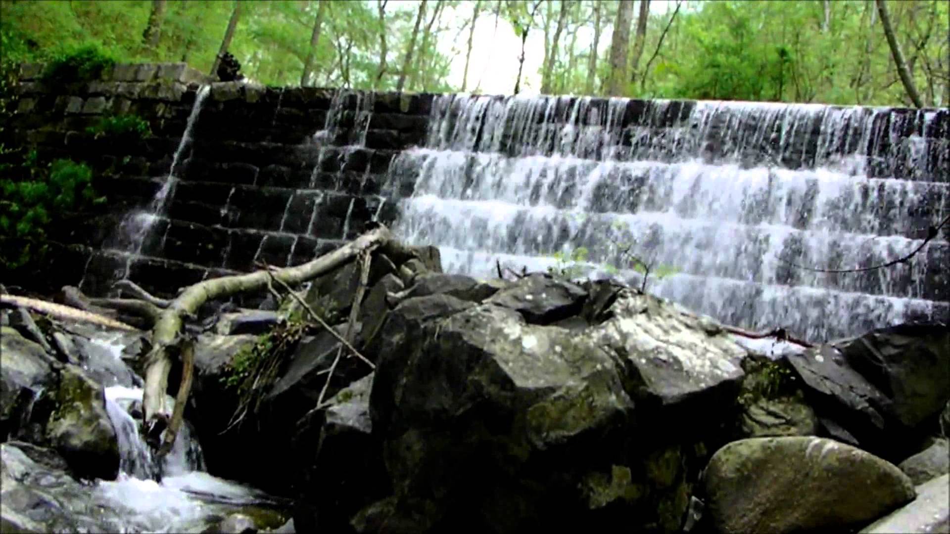 Abandoned Bonnie Branch Mill Ruins And Mill Dam - YouTube