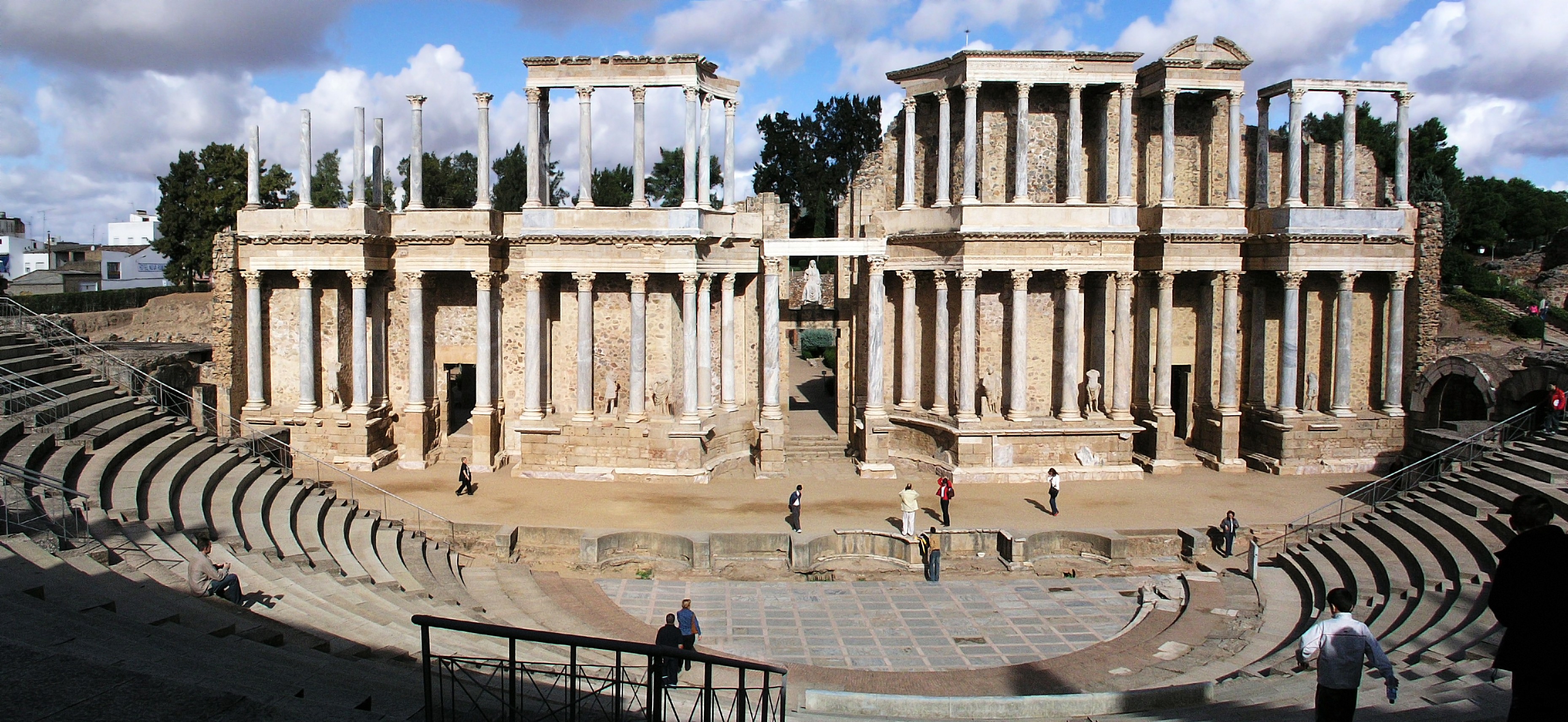 Ancient: Rida Roman Theatre Spain Merida Ancient Extremadura Old ...